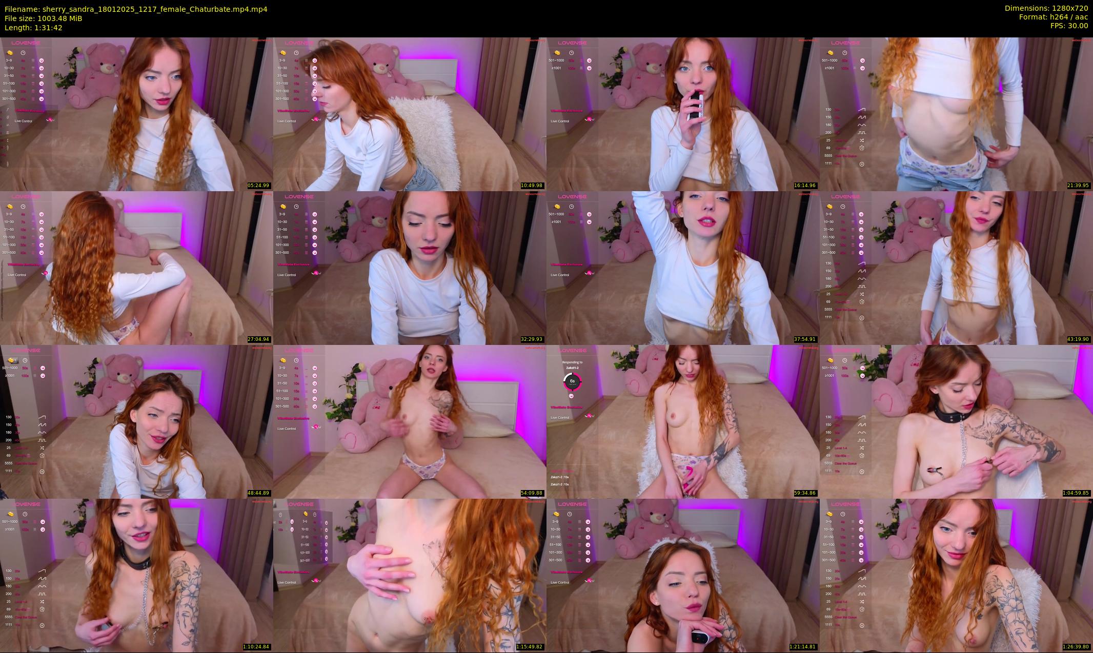 sherry_sandra — 92 minute Chaturbate female cam show recording, 720p, Jan 18, 2025
