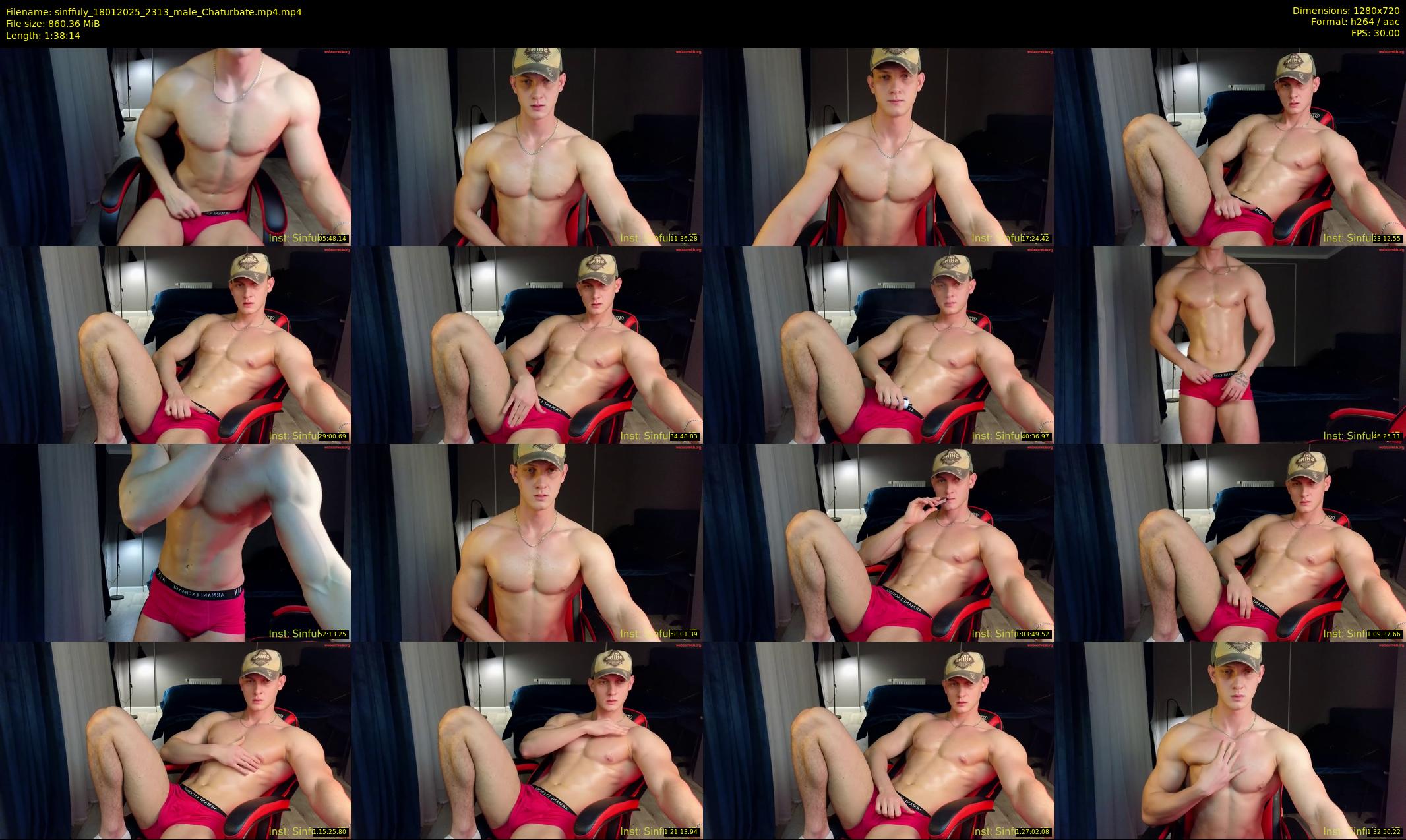 sinffuly — 99 minute Chaturbate male cam show recording, 720p, Jan 18, 2025