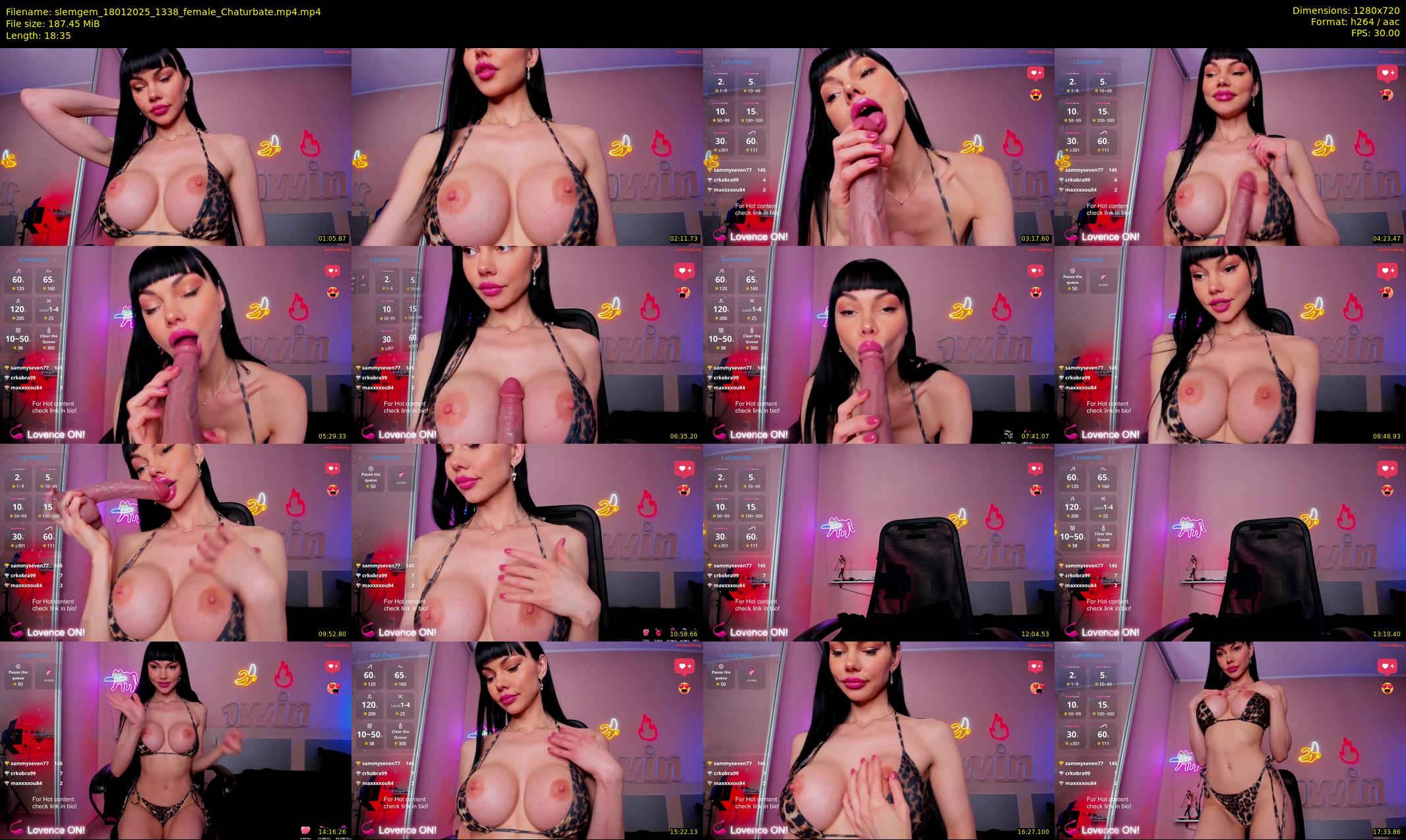 slemgem — 19 minute Chaturbate couple cam show recording, 720p, Jan 18, 2025