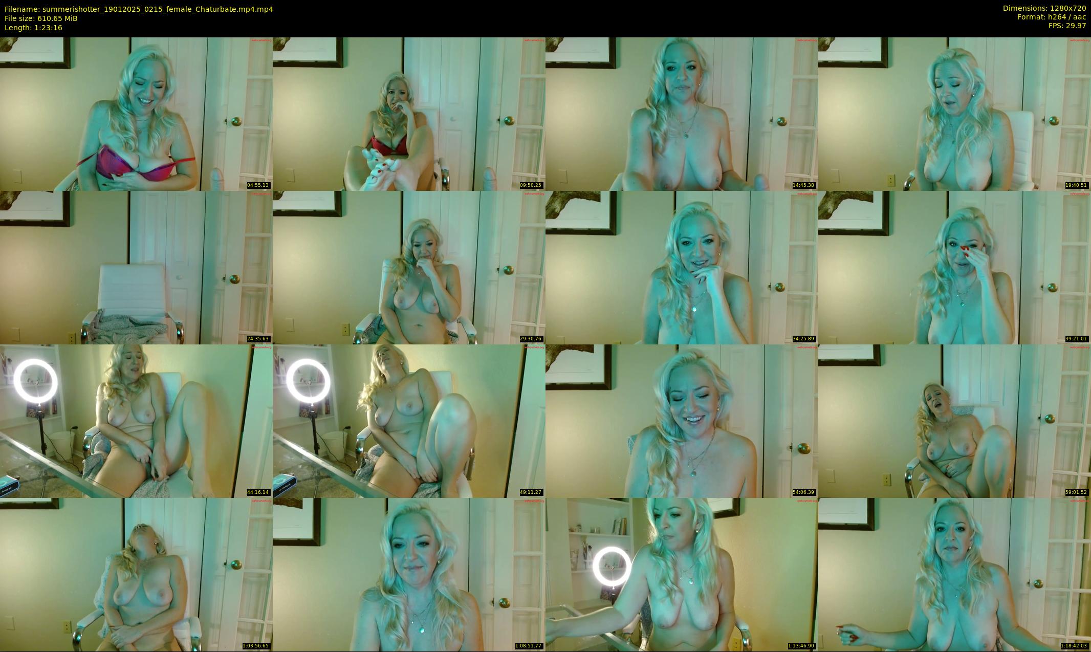 summerishotter — 84 minute Chaturbate female cam show recording, 720p, Jan 19, 2025
