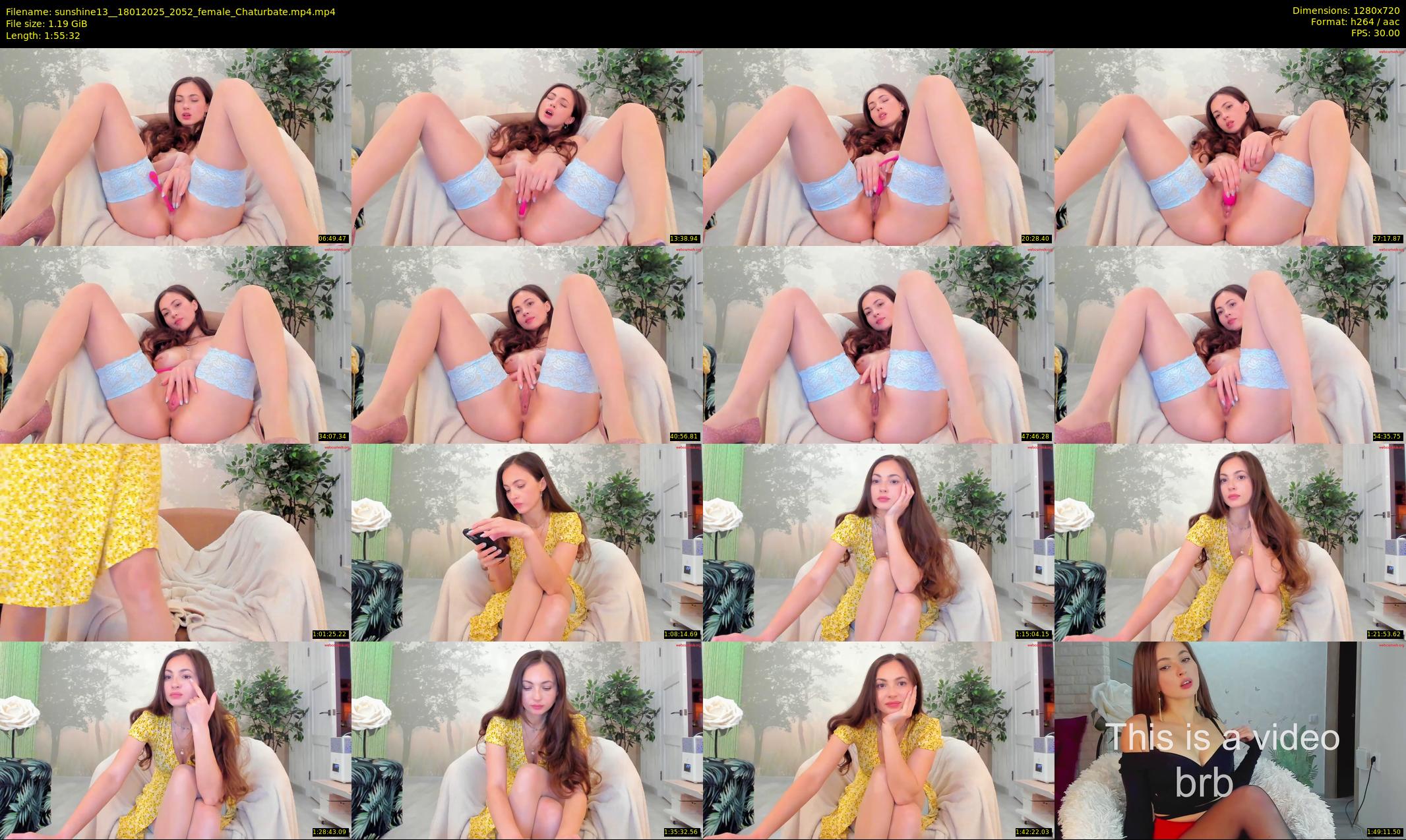 sunshine13_ — 116 minute Chaturbate female cam show recording, 720p, Jan 18, 2025