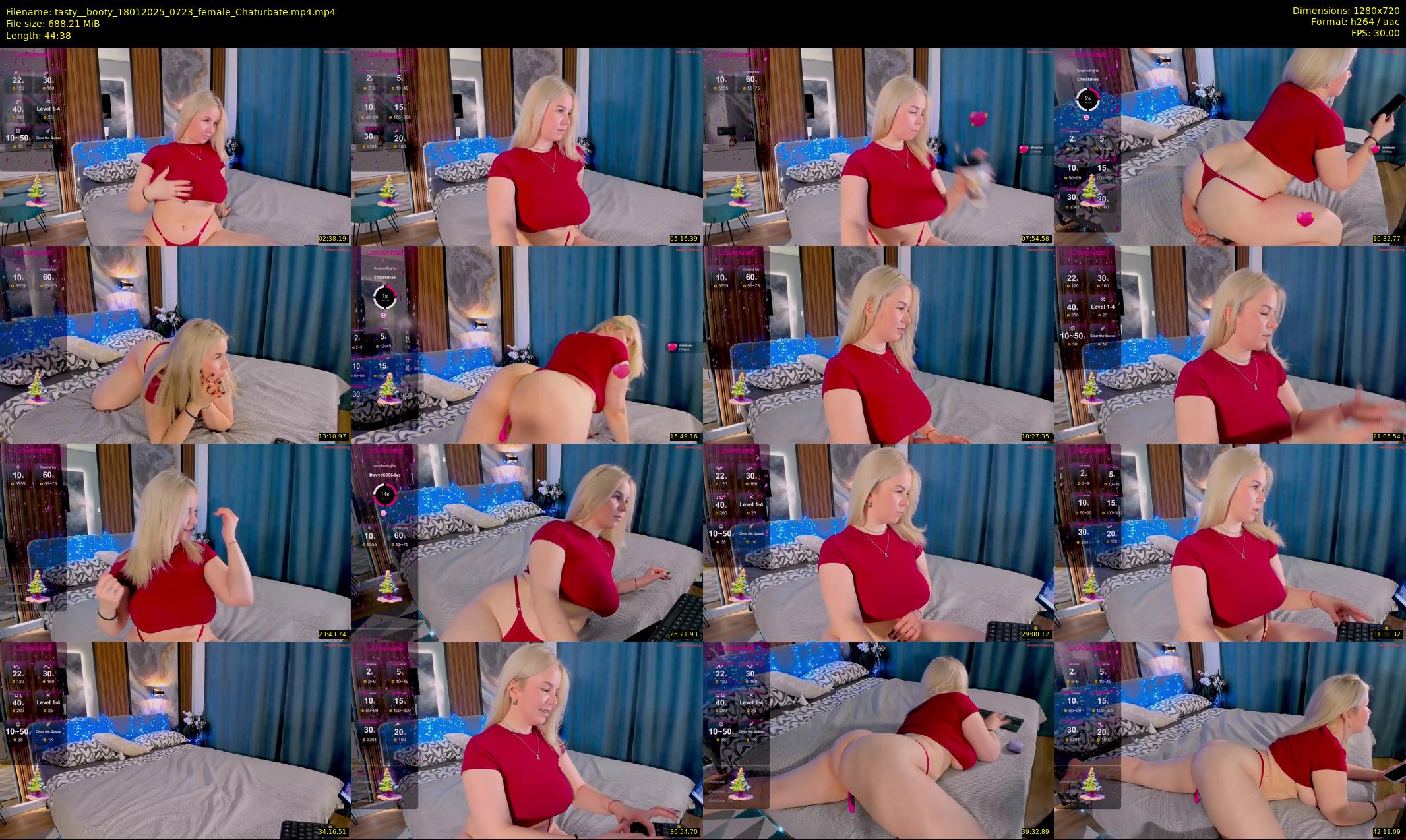 tasty__booty — 45 minute Chaturbate female cam show recording, 720p, Jan 18, 2025