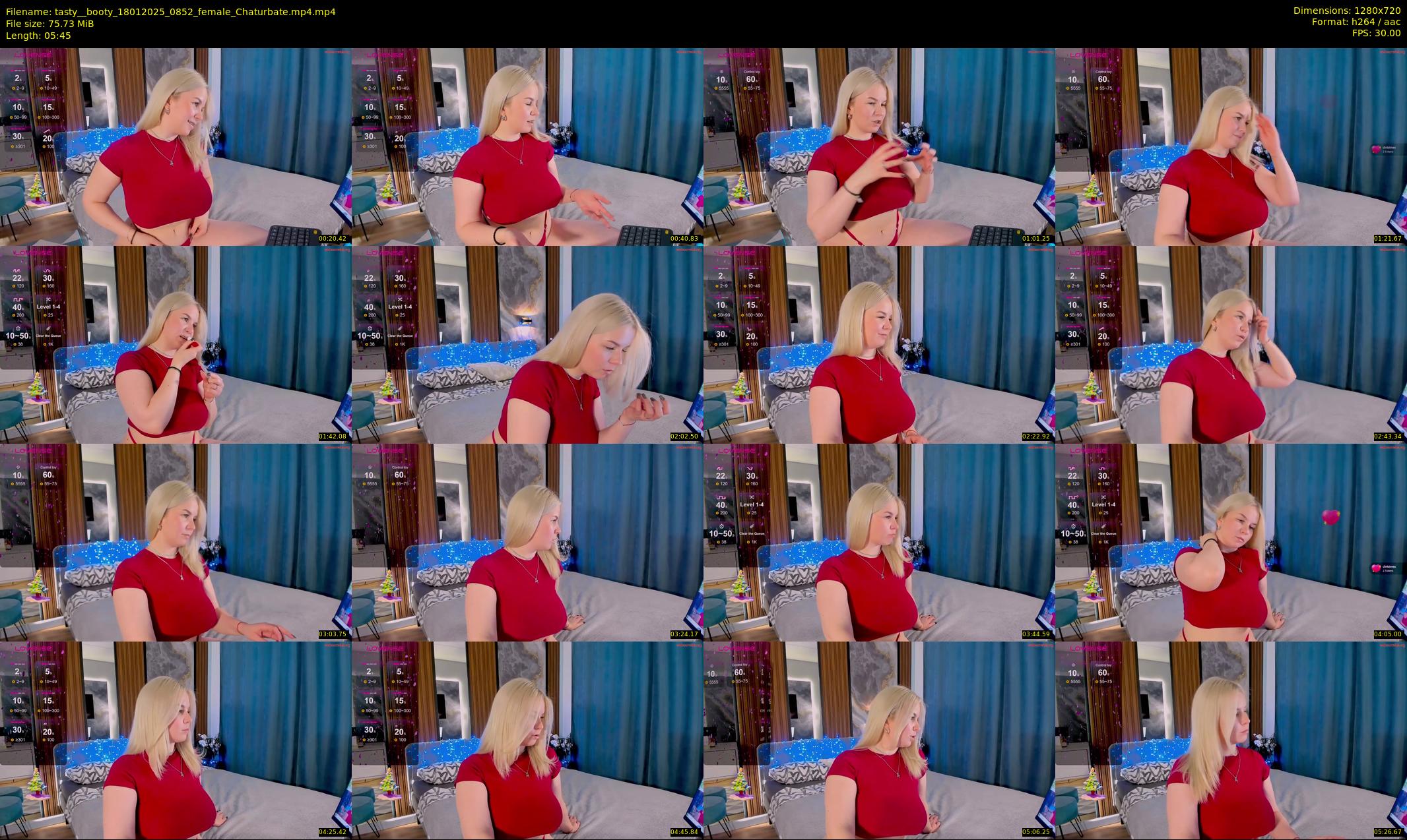 tasty__booty — 6 minute Chaturbate female cam show recording, 720p, Jan 18, 2025