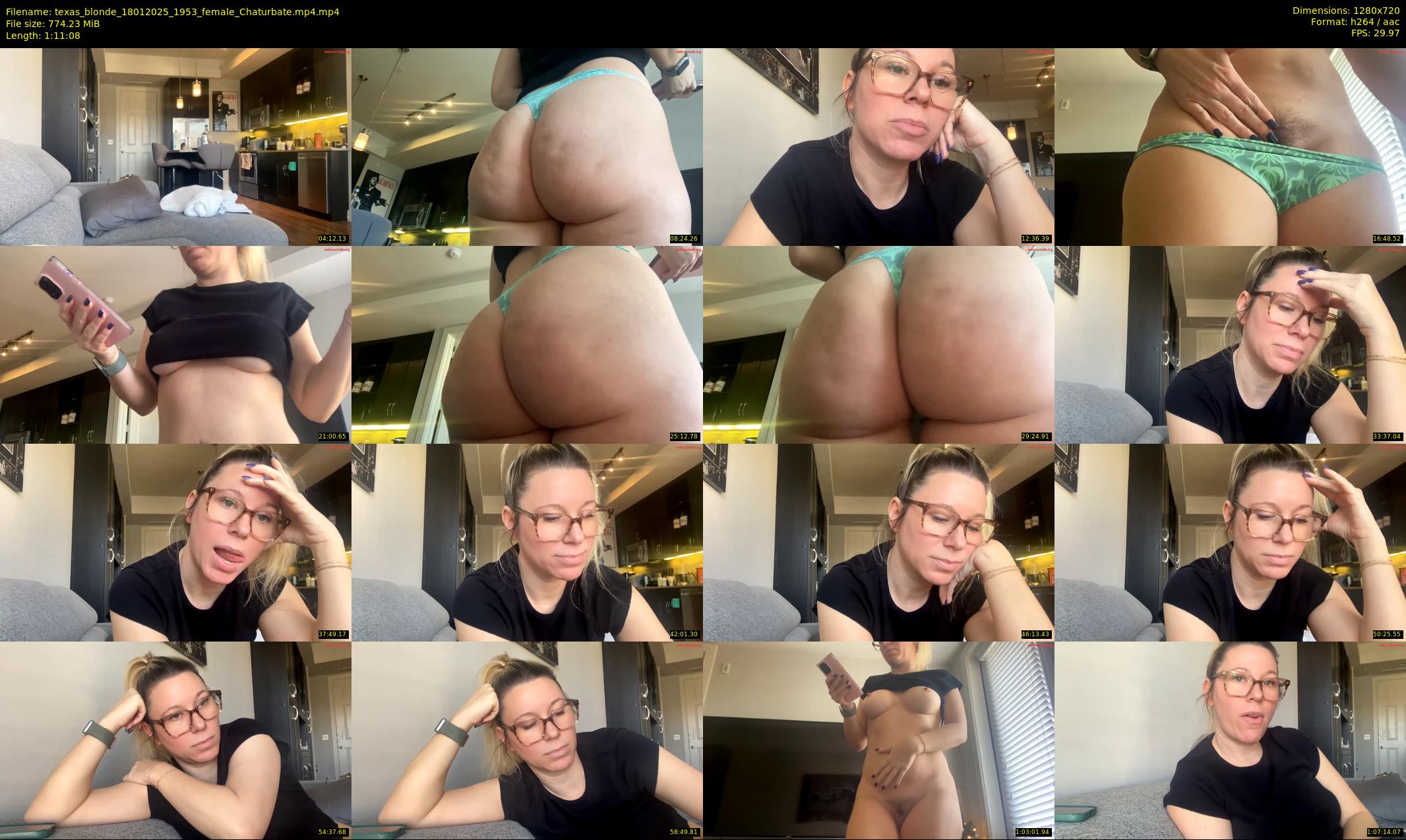 texas_blonde — 72 minute Chaturbate female cam show recording, 720p, Jan 18, 2025
