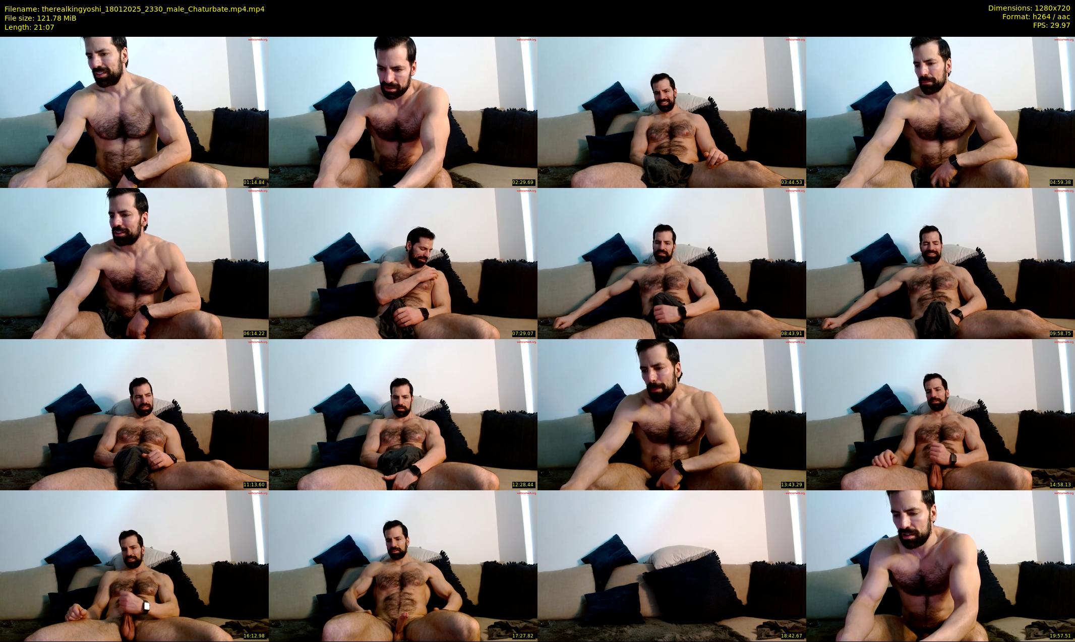 therealkingyoshi — 22 minute Chaturbate male cam show recording, 720p, Jan 18, 2025