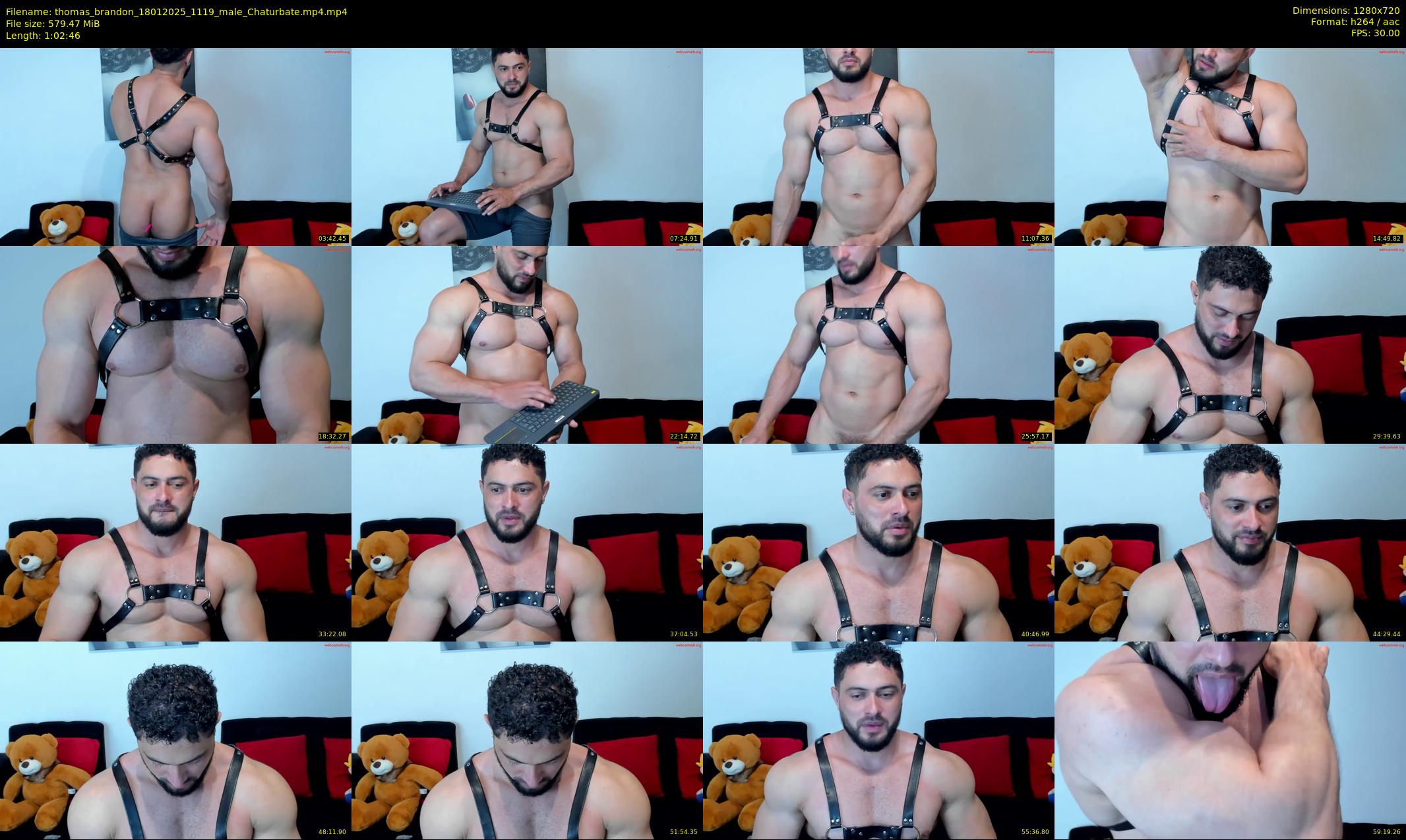 thomas_brandon — 63 minute Chaturbate male cam show recording, 720p, Jan 18, 2025