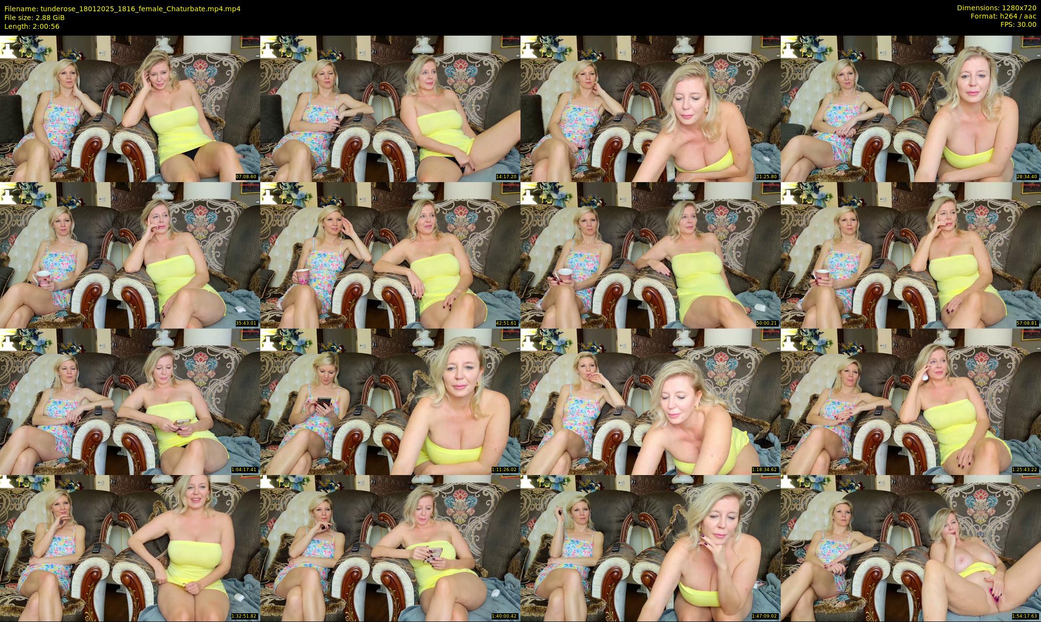 tunderose — 121 minute Chaturbate female cam show recording, 720p, Jan 18, 2025