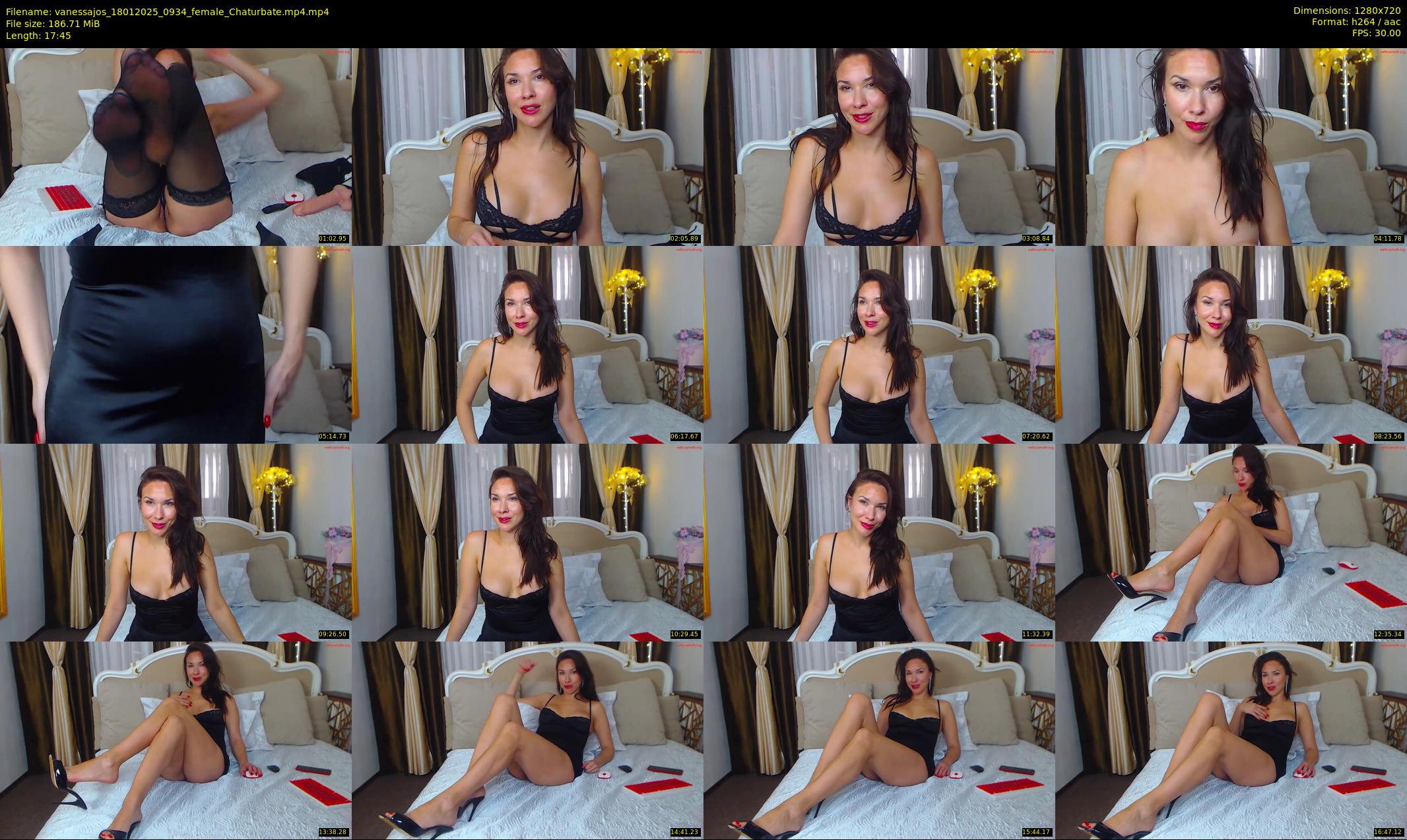 vanessajos — 18 minute Chaturbate female cam show recording, 720p, Jan 18, 2025