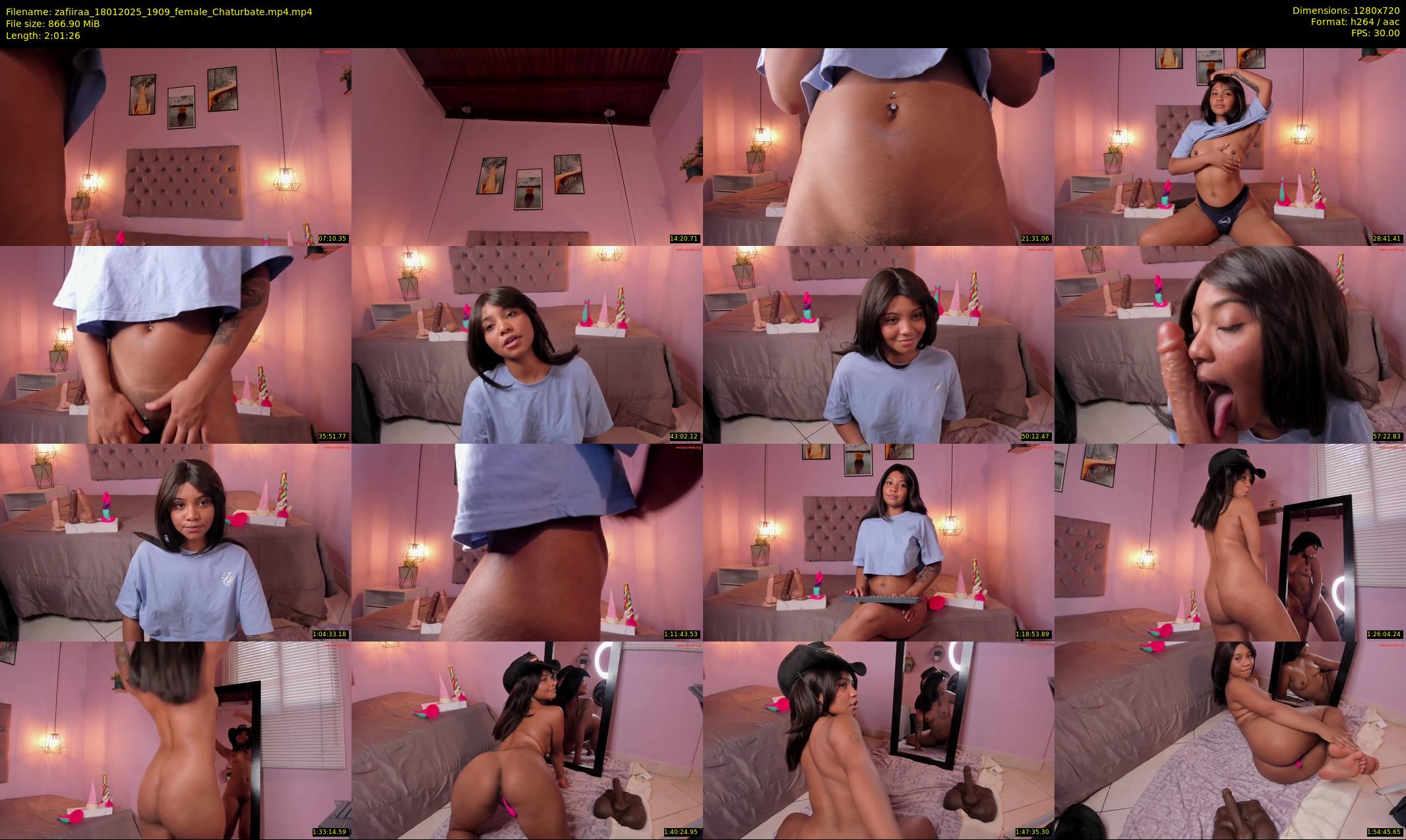 zafiiraa — 122 minute Chaturbate female cam show recording, 720p, Jan 18, 2025