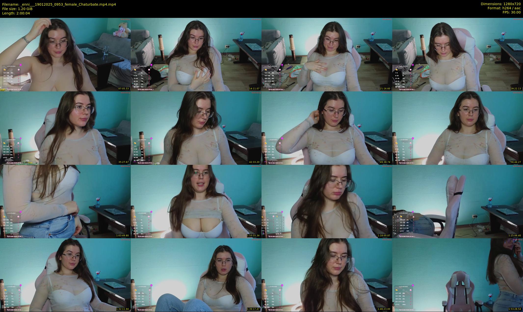 _enni__ — 121 minute Chaturbate female cam show recording, 720p, Jan 19, 2025