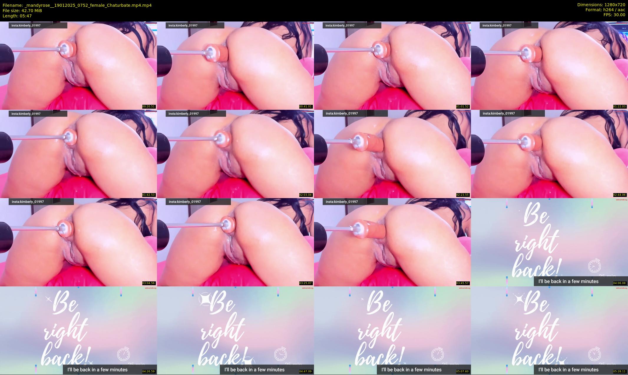 _mandyrose_ — 6 minute Chaturbate female cam show recording, 720p, Jan 19, 2025
