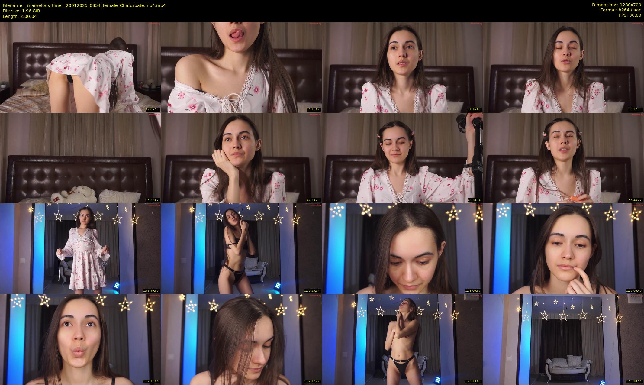 _marvelous_time_ — 121 minute Chaturbate female cam show recording, 720p, Jan 20, 2025