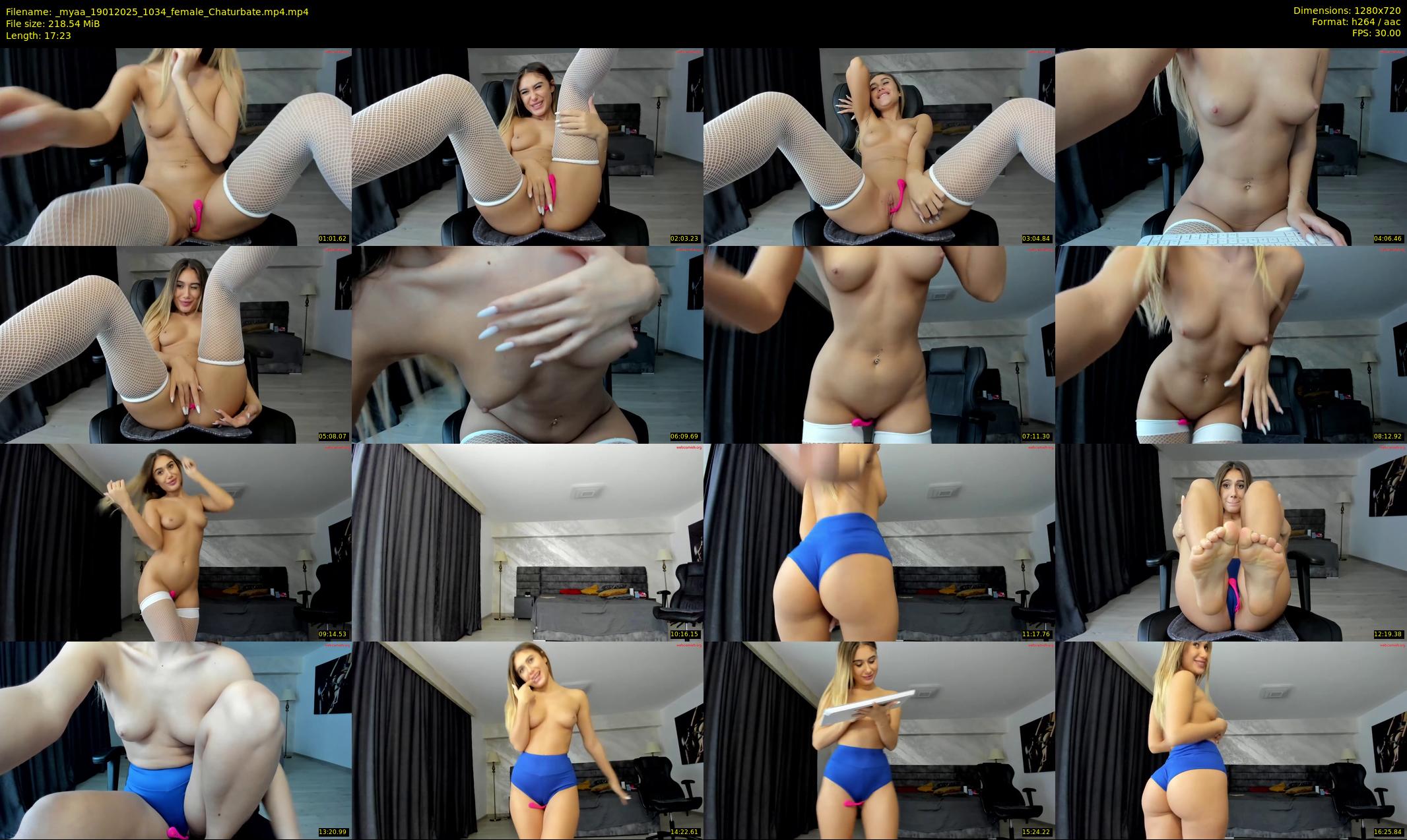 _myaa — 18 minute Chaturbate female cam show recording, 720p, Jan 19, 2025