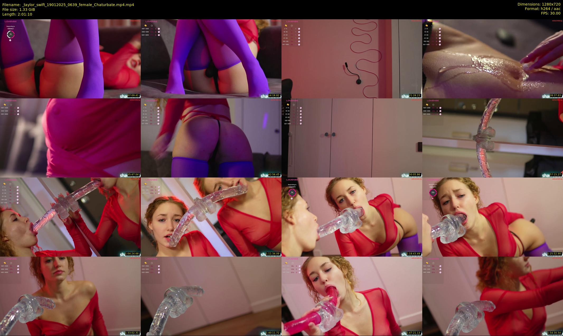 _taylor_swift — 122 minute Chaturbate female cam show recording, 720p, Jan 19, 2025