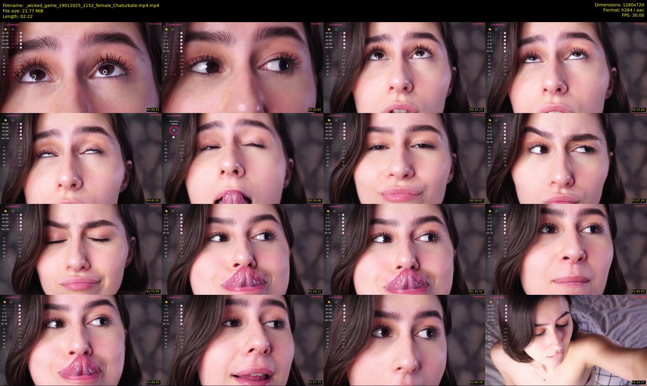 _wicked_game — 3 minute Chaturbate female cam show recording, 720p, Jan 19, 2025