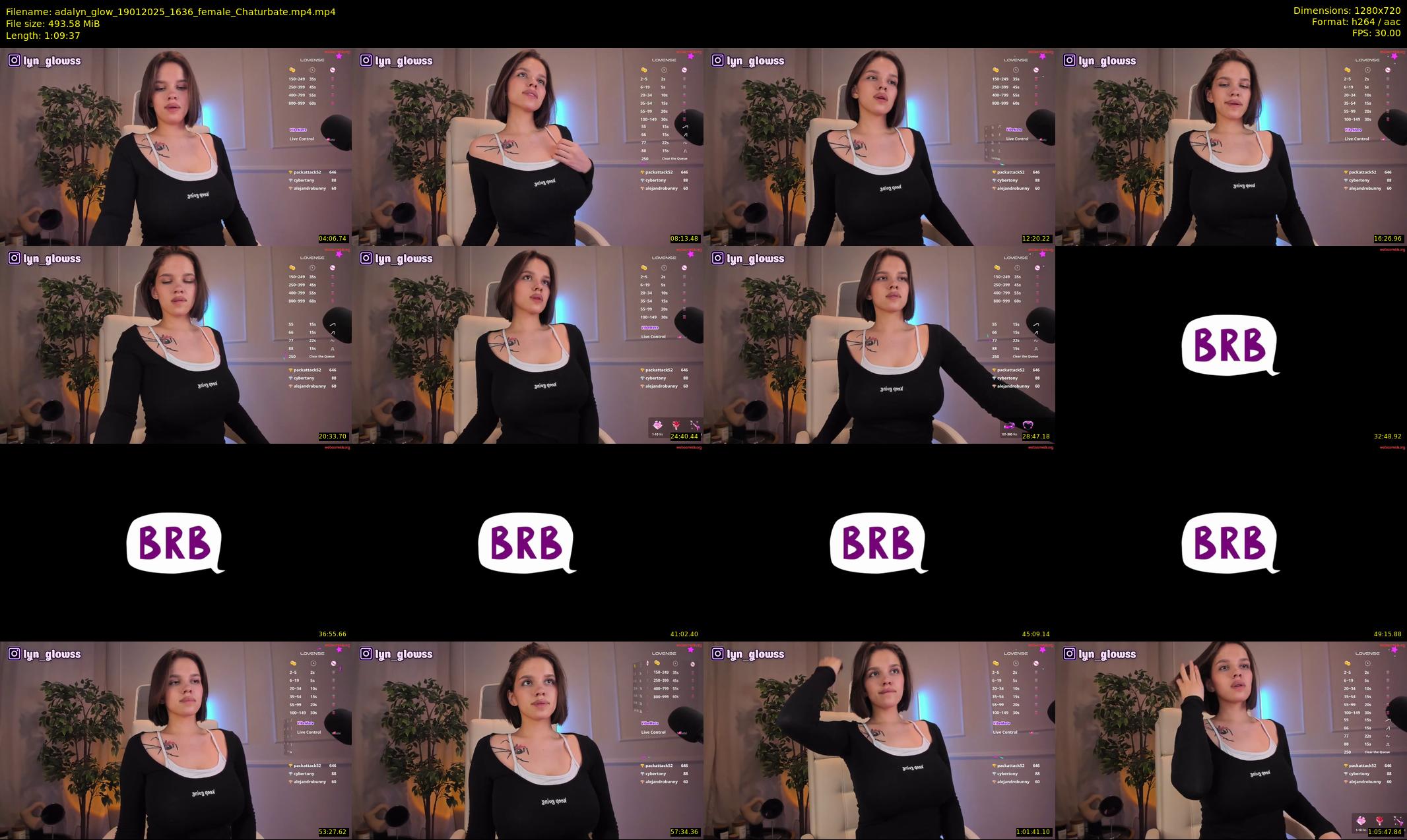 adalyn_glow — 70 minute Chaturbate female cam show recording, 720p, Jan 19, 2025