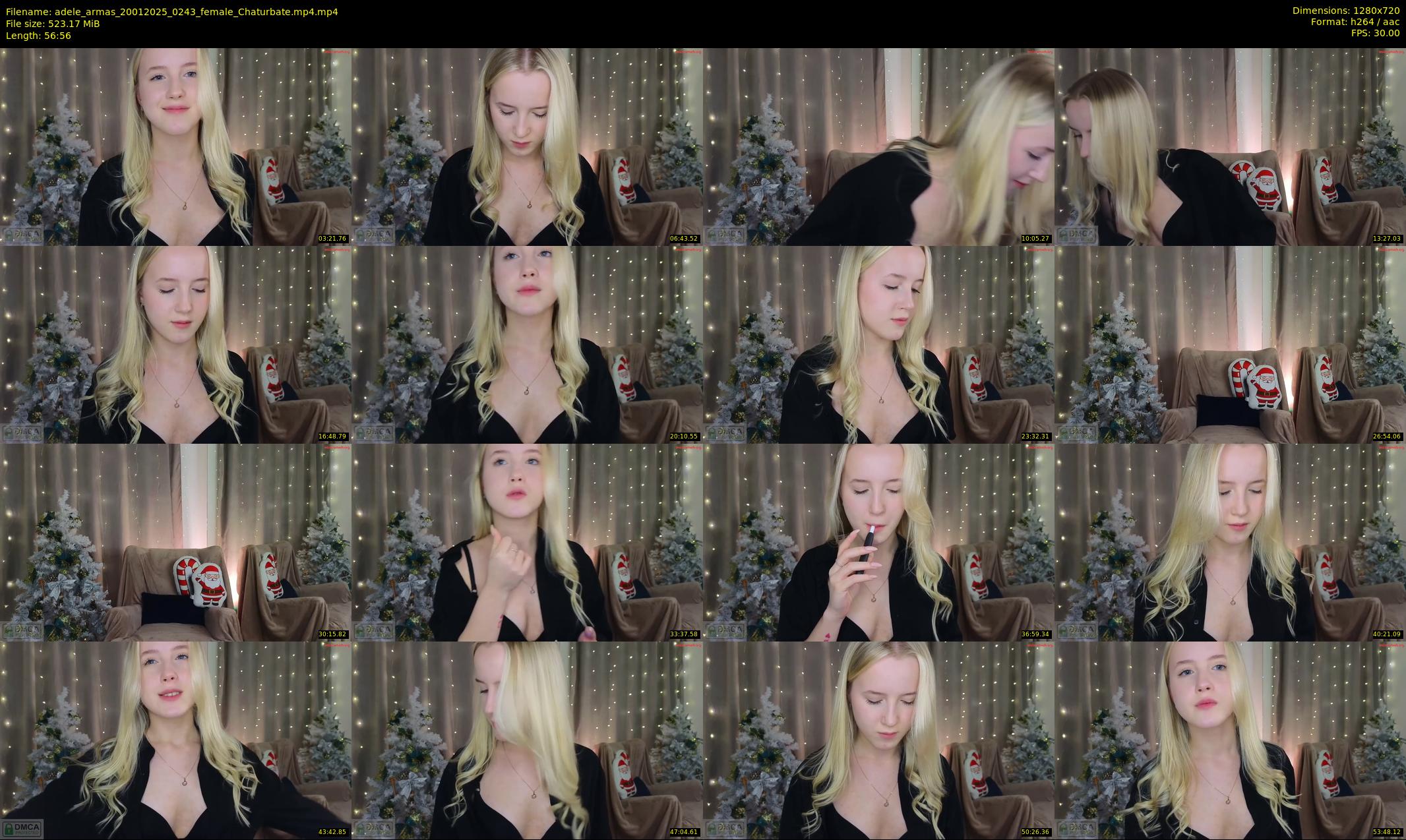 adele_armas — 57 minute Chaturbate female cam show recording, 720p, Jan 20, 2025