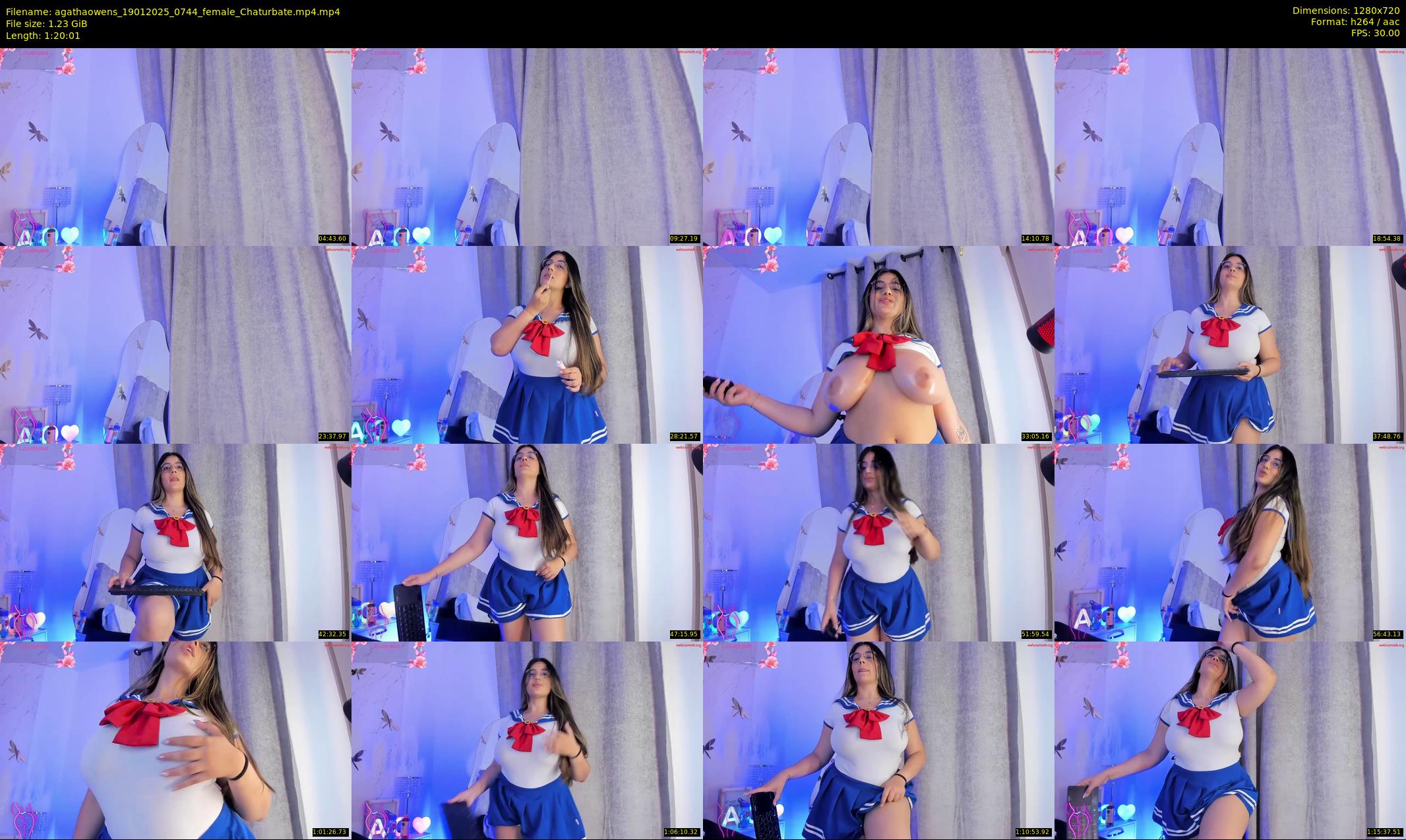 agathaowens — 81 minute Chaturbate female cam show recording, 720p, Jan 19, 2025