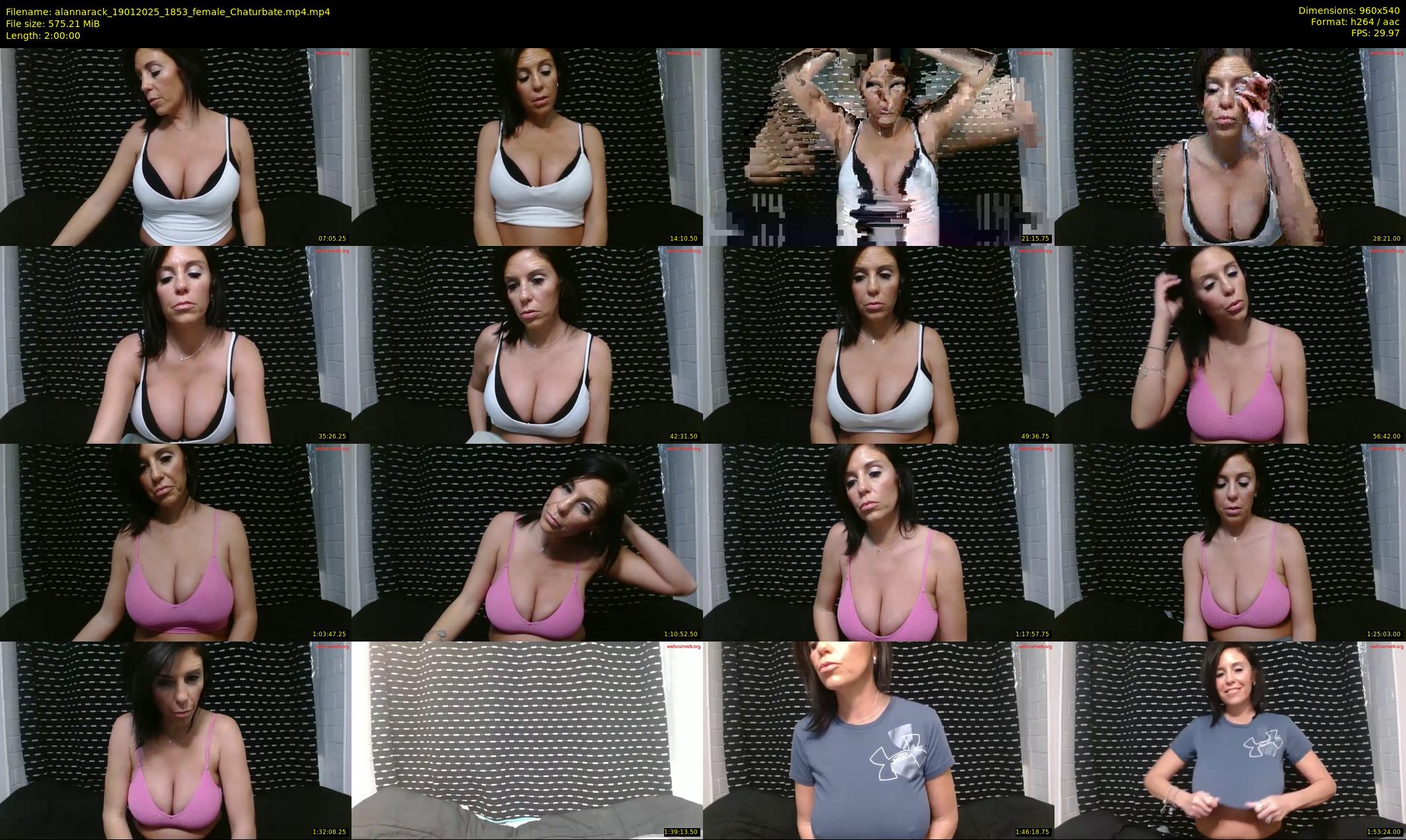 alannarack — 120 minute Chaturbate female cam show recording, 480p, Jan 19, 2025