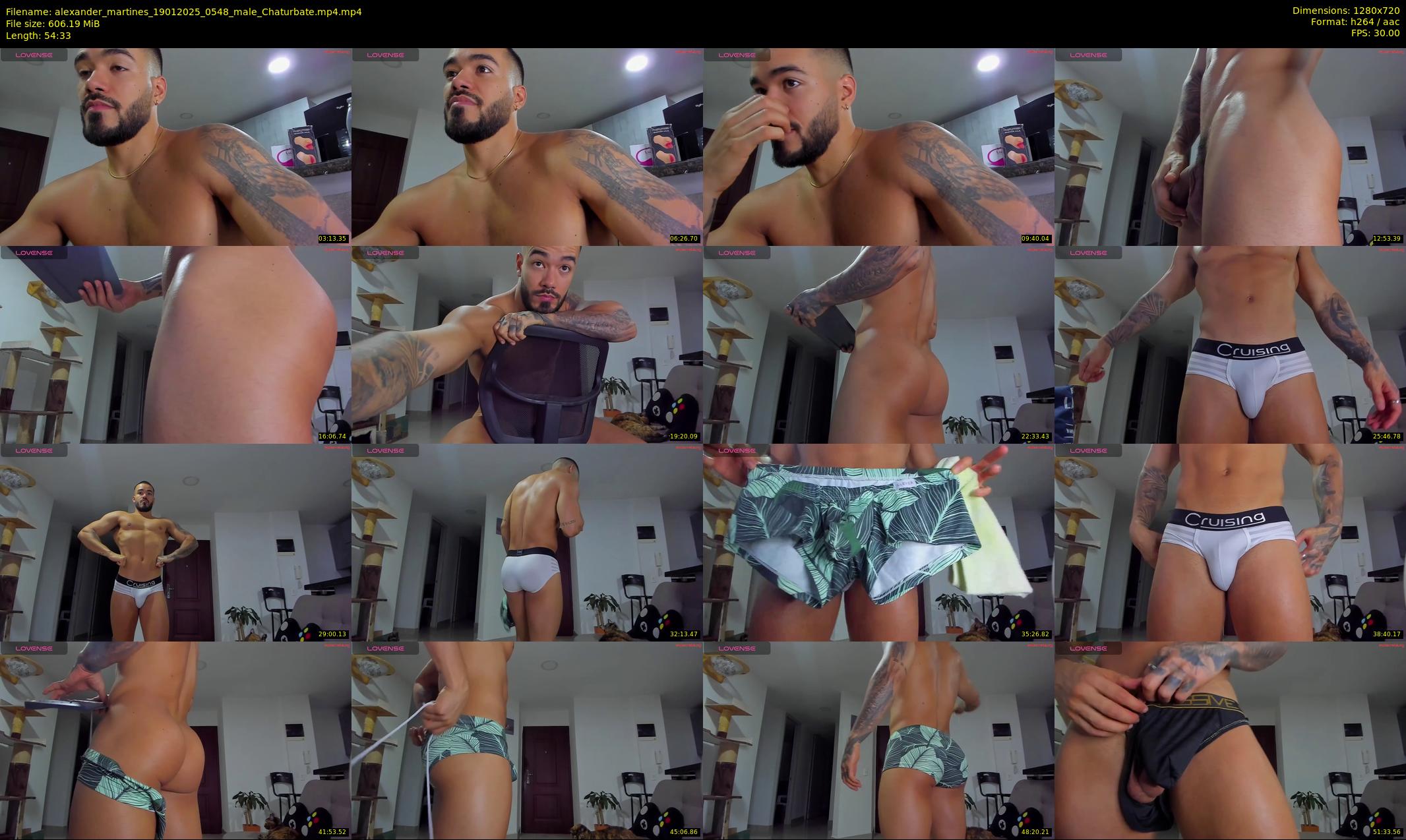 alexander_martines — 55 minute Chaturbate male cam show recording, 720p, Jan 19, 2025