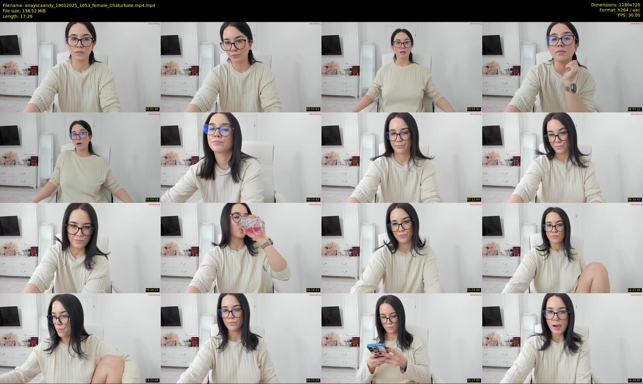 anayscaandy — 18 minute Chaturbate female cam show recording, 720p, Jan 19, 2025