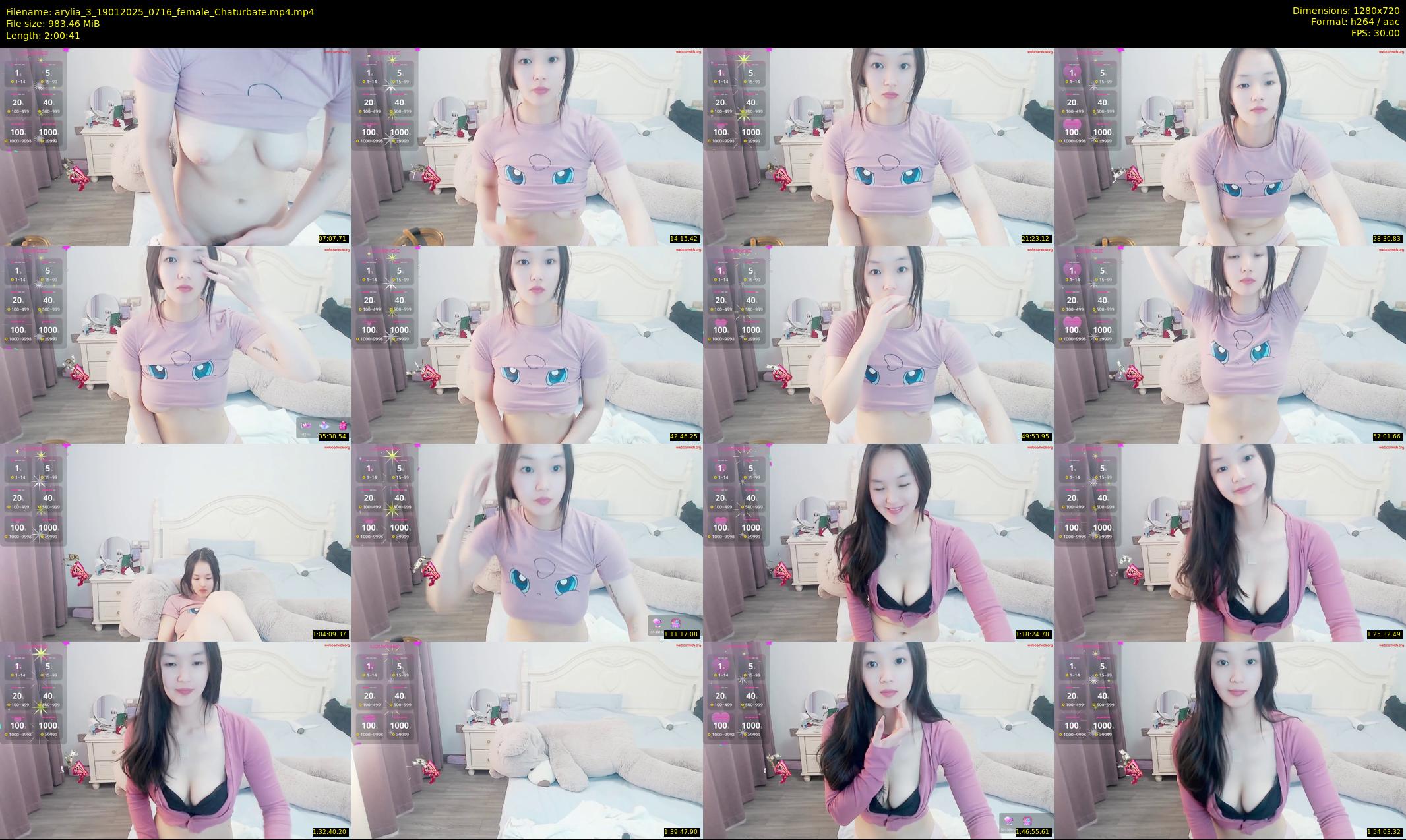 arylia_3 — 121 minute Chaturbate female cam show recording, 720p, Jan 19, 2025
