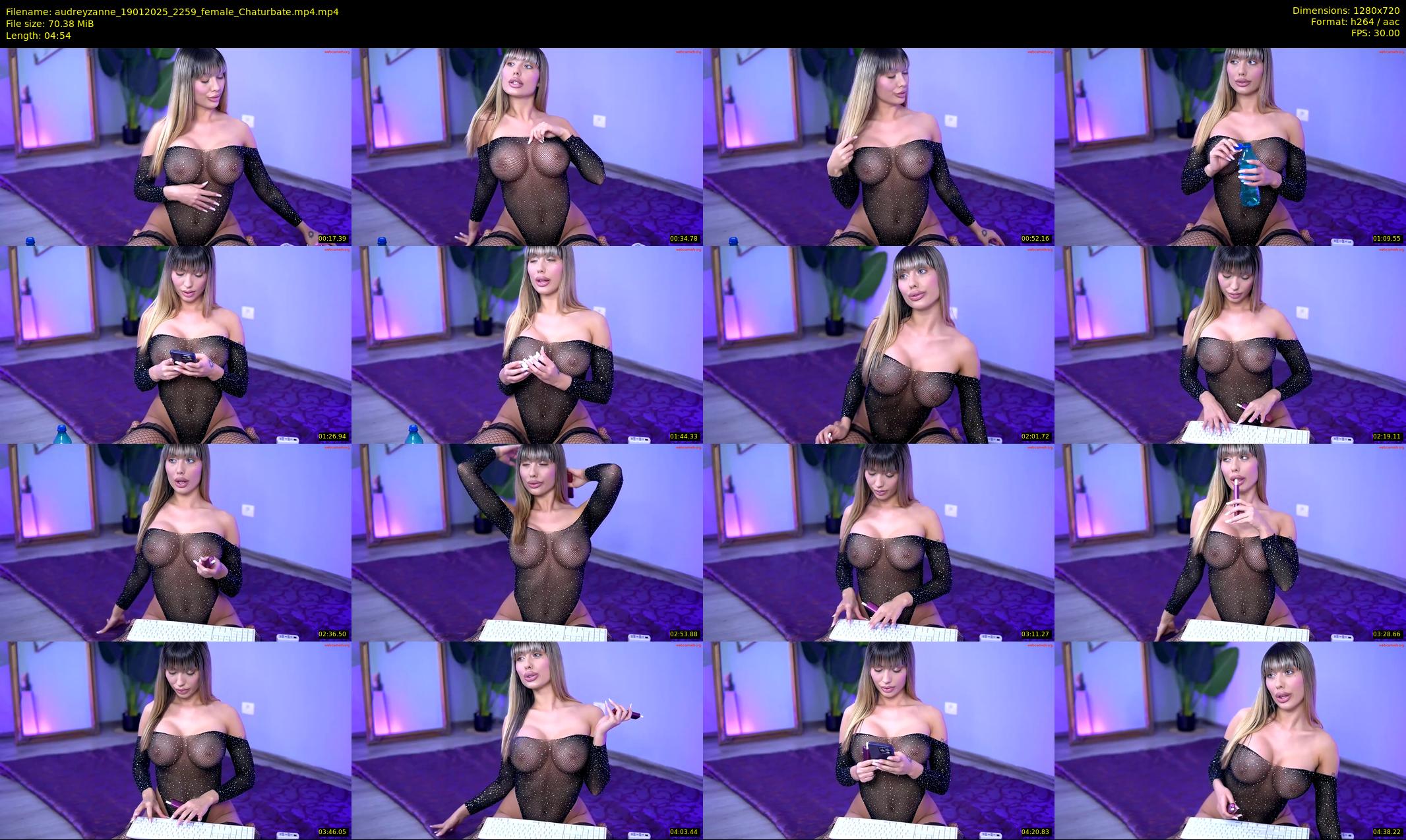 audreyzanne — 5 minute Chaturbate female cam show recording, 720p, Jan 19, 2025