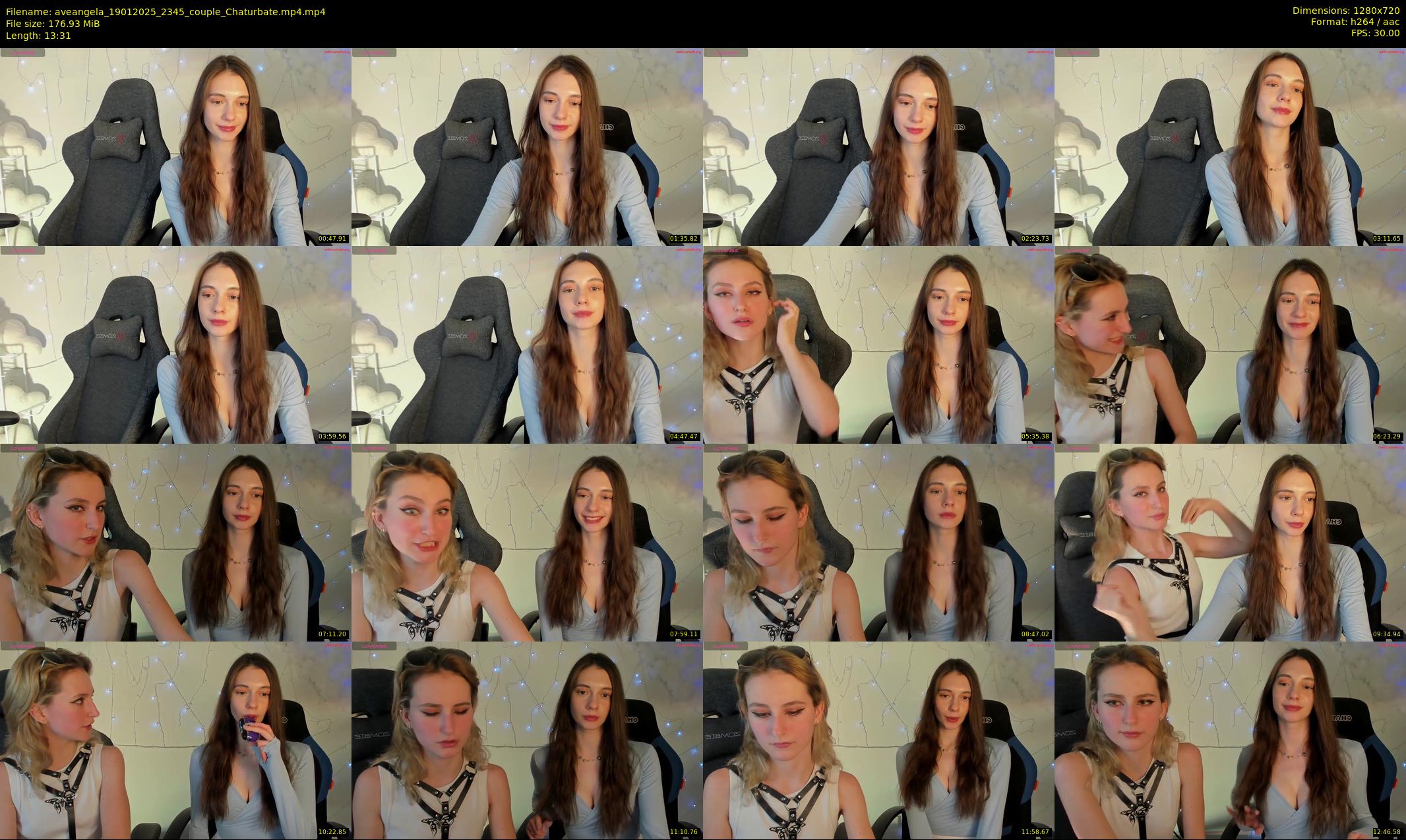 aveangela — 14 minute Chaturbate couple cam show recording, 720p, Jan 19, 2025