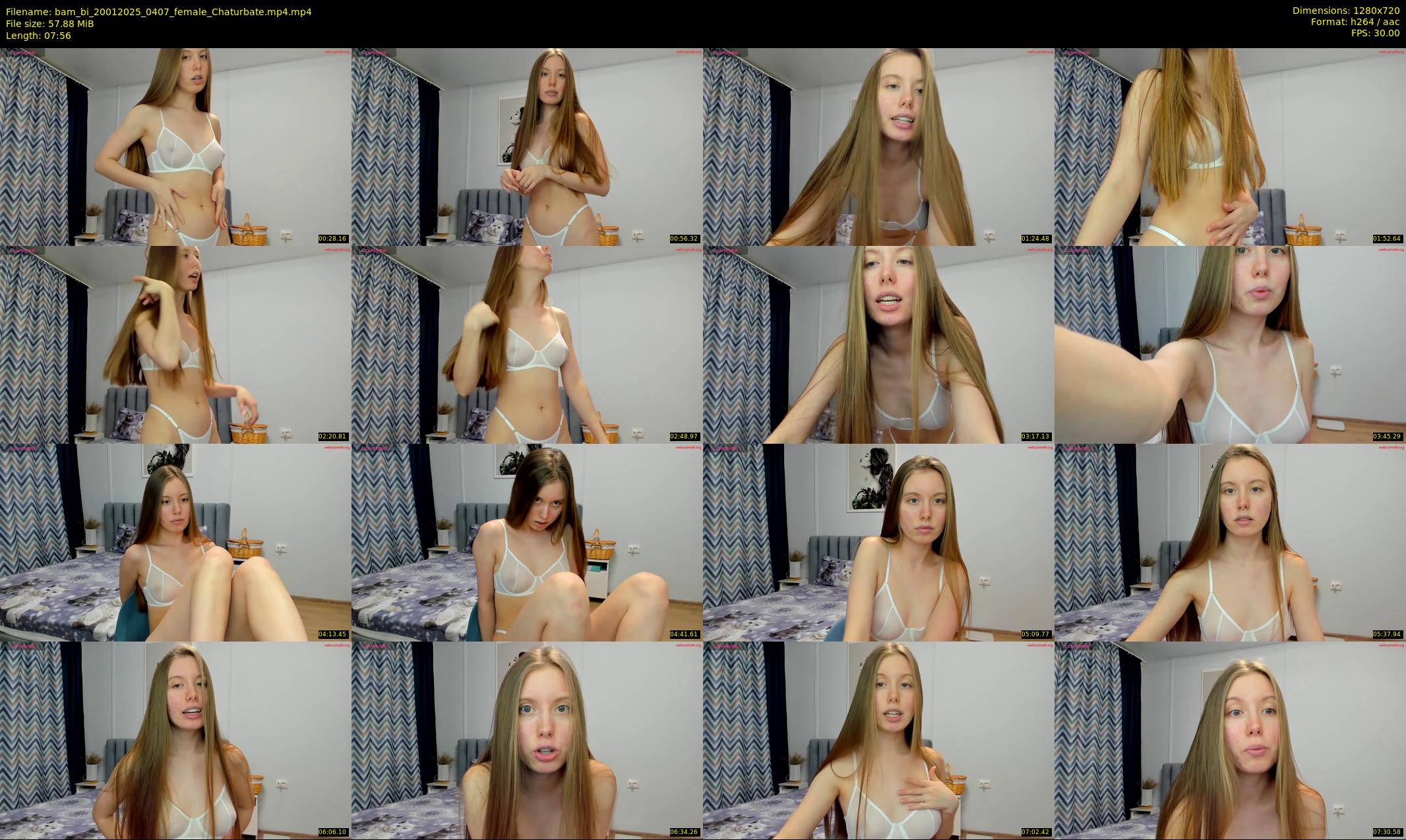 bam_bi — 8 minute Chaturbate female cam show recording, 720p, Jan 20, 2025