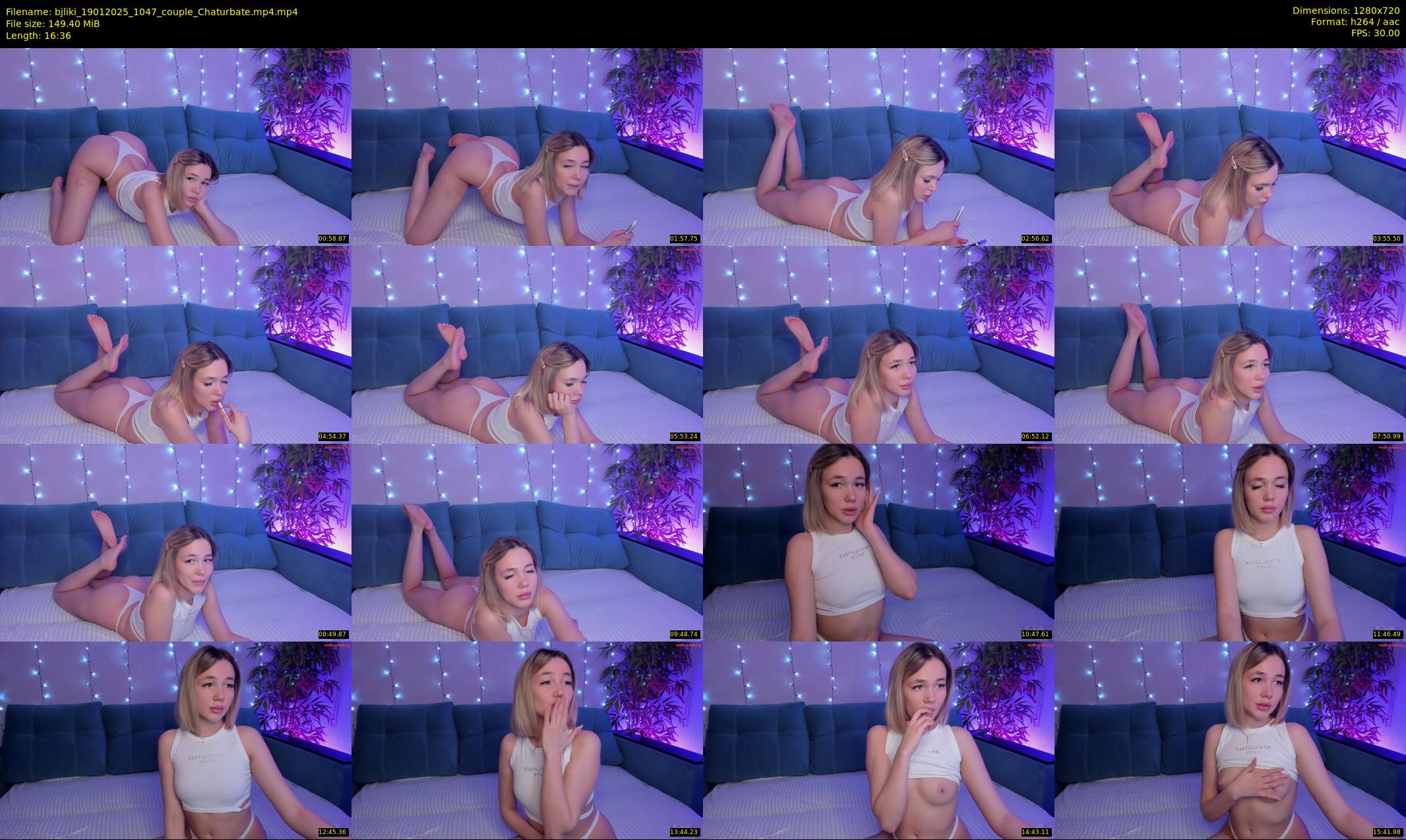bjliki — 17 minute Chaturbate couple cam show recording, 720p, Jan 19, 2025