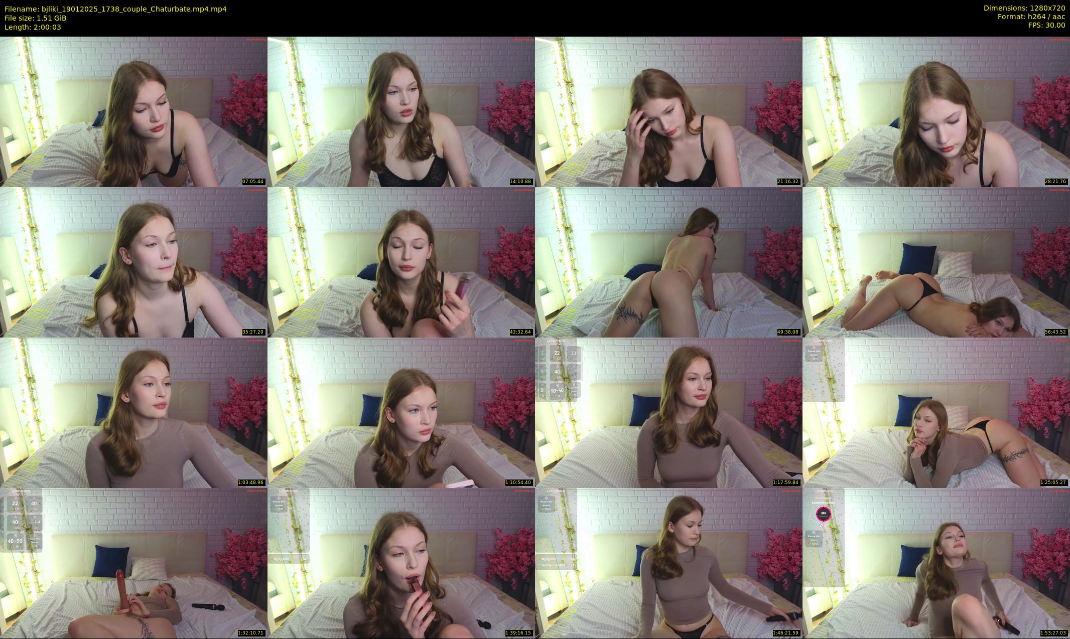 bjliki — 121 minute Chaturbate couple cam show recording, 720p, Jan 19, 2025