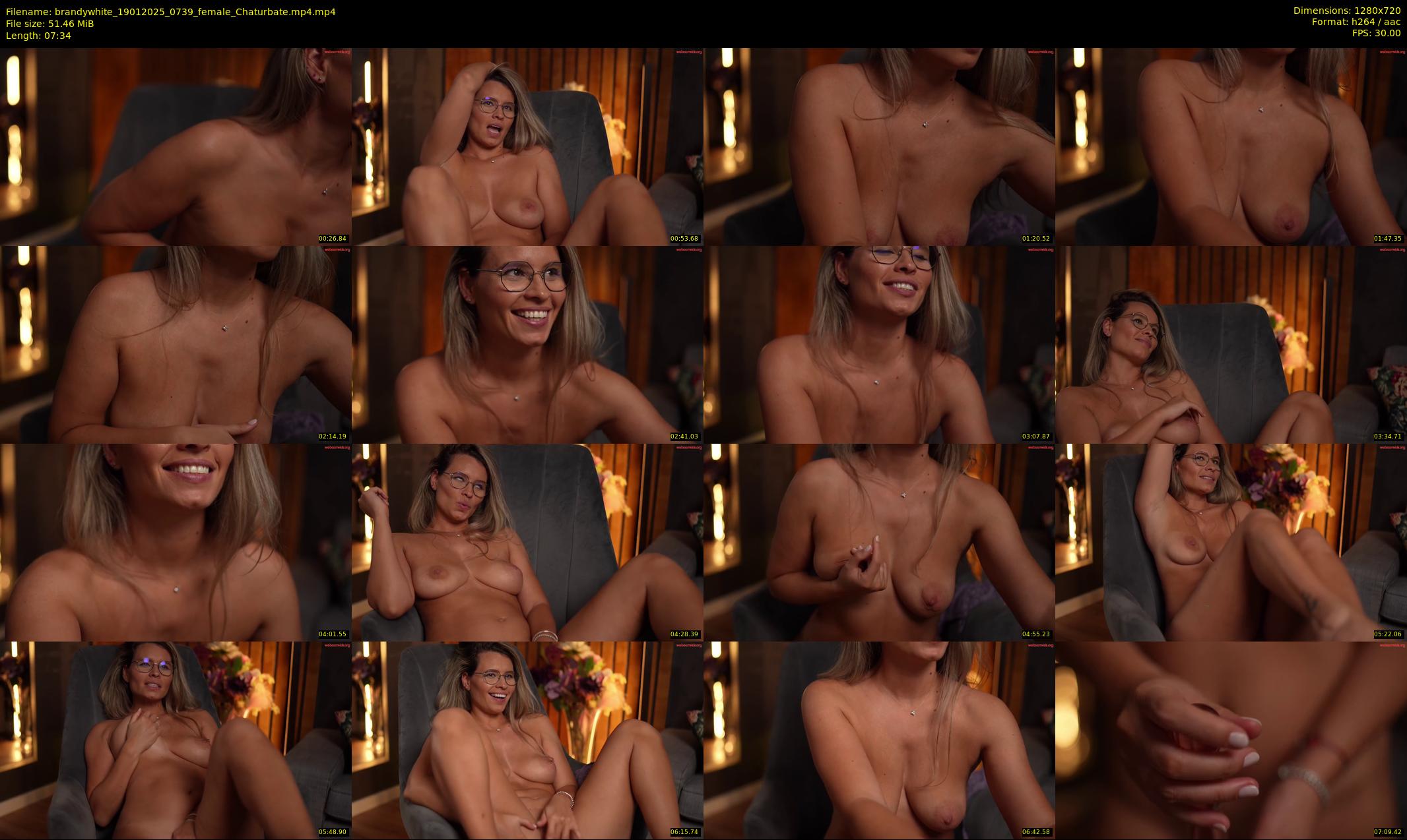 brandywhite — 8 minute Chaturbate female cam show recording, 720p, Jan 19, 2025