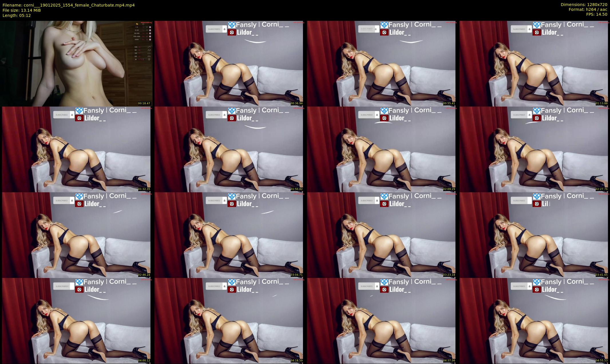 corni__ — 6 minute Chaturbate female cam show recording, 720p, Jan 19, 2025