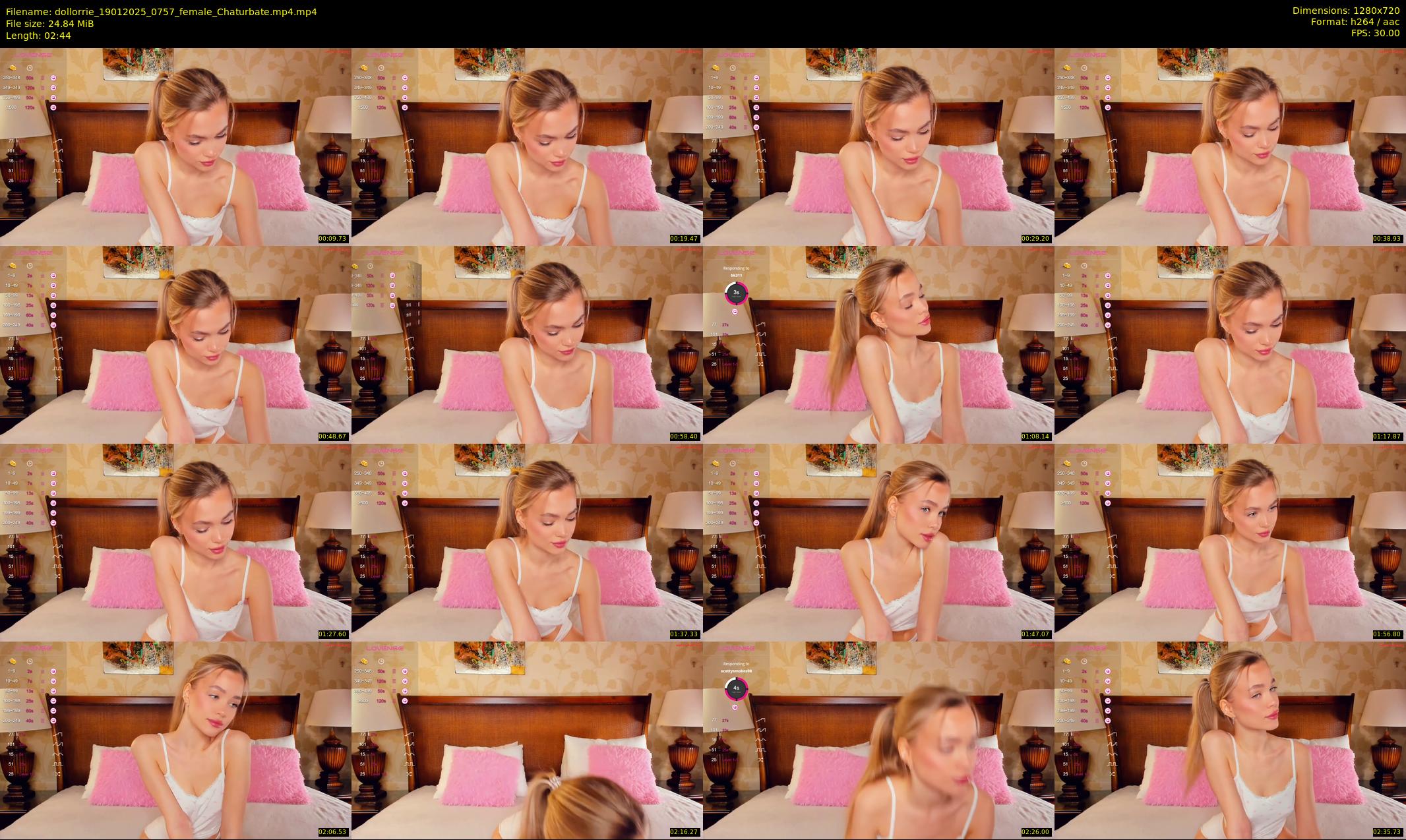 dollorrie — 3 minute Chaturbate couple cam show recording, 720p, Jan 19, 2025