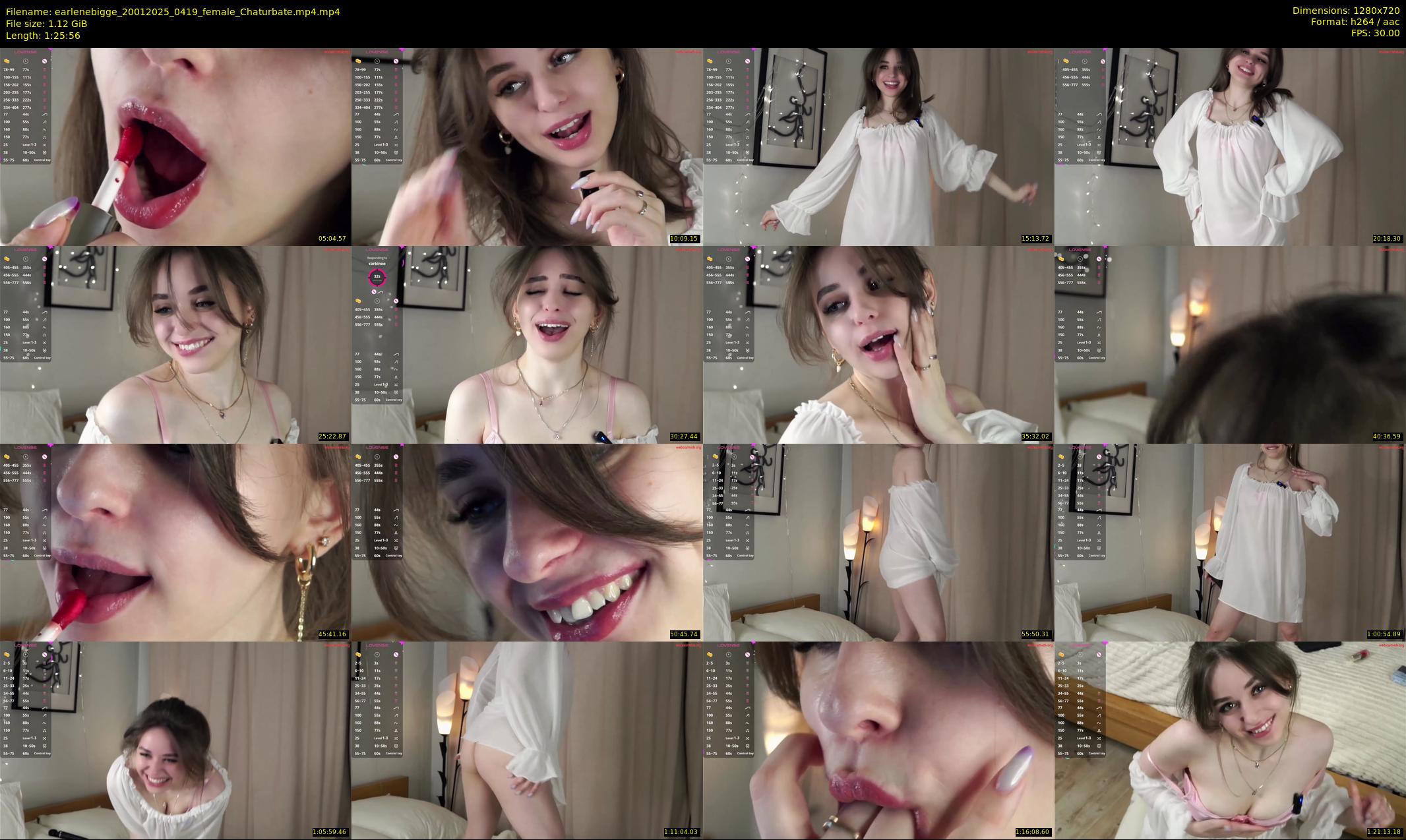 earlenebigge — 86 minute Chaturbate female cam show recording, 720p, Jan 20, 2025