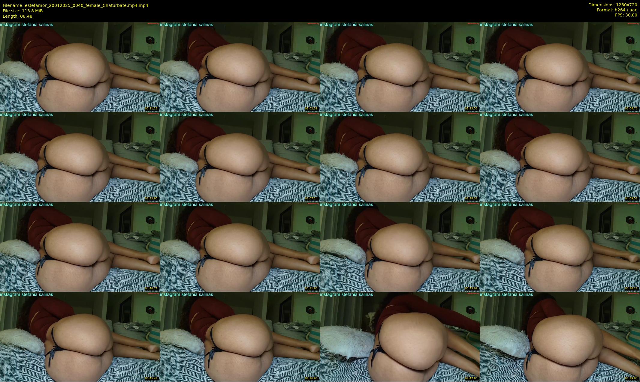 estefamor — 9 minute Chaturbate female cam show recording, 720p, Jan 20, 2025