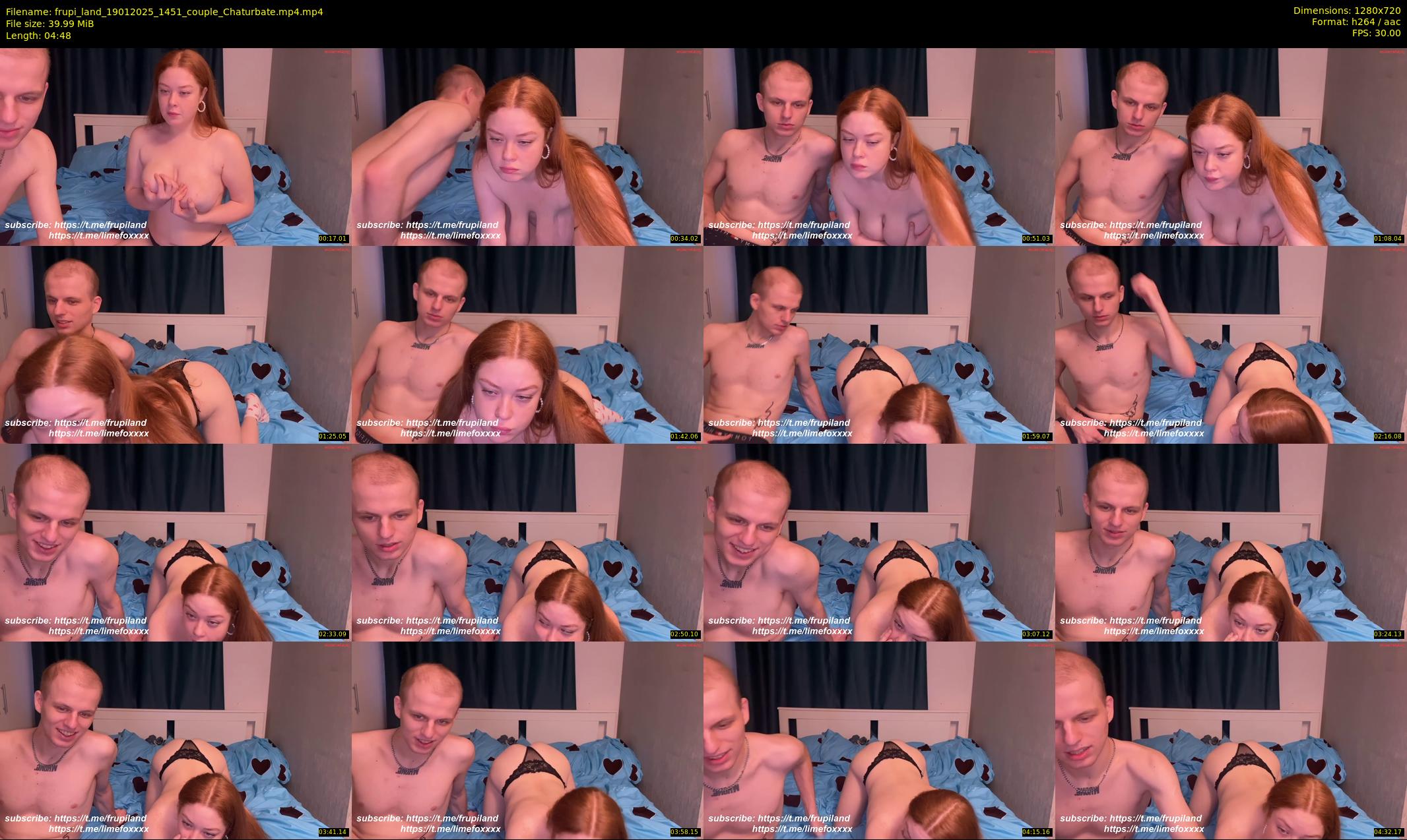 frupi_land — 5 minute Chaturbate couple cam show recording, 720p, Jan 19, 2025