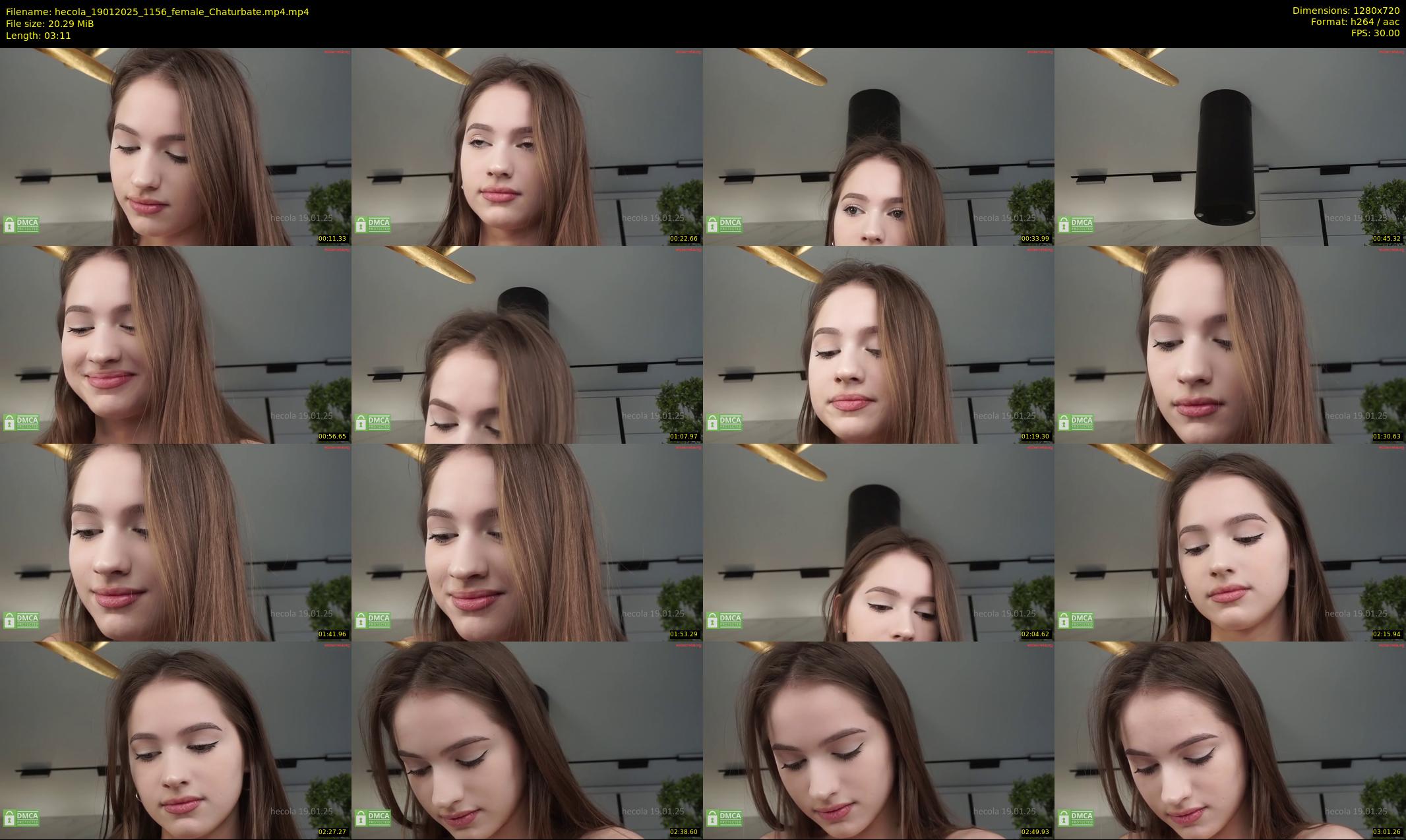 hecola — 4 minute Chaturbate female cam show recording, 720p, Jan 19, 2025