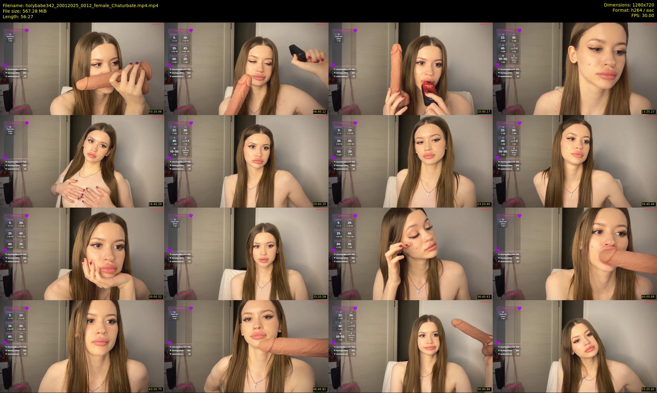 holybabe342 — 57 minute Chaturbate couple cam show recording, 720p, Jan 20, 2025