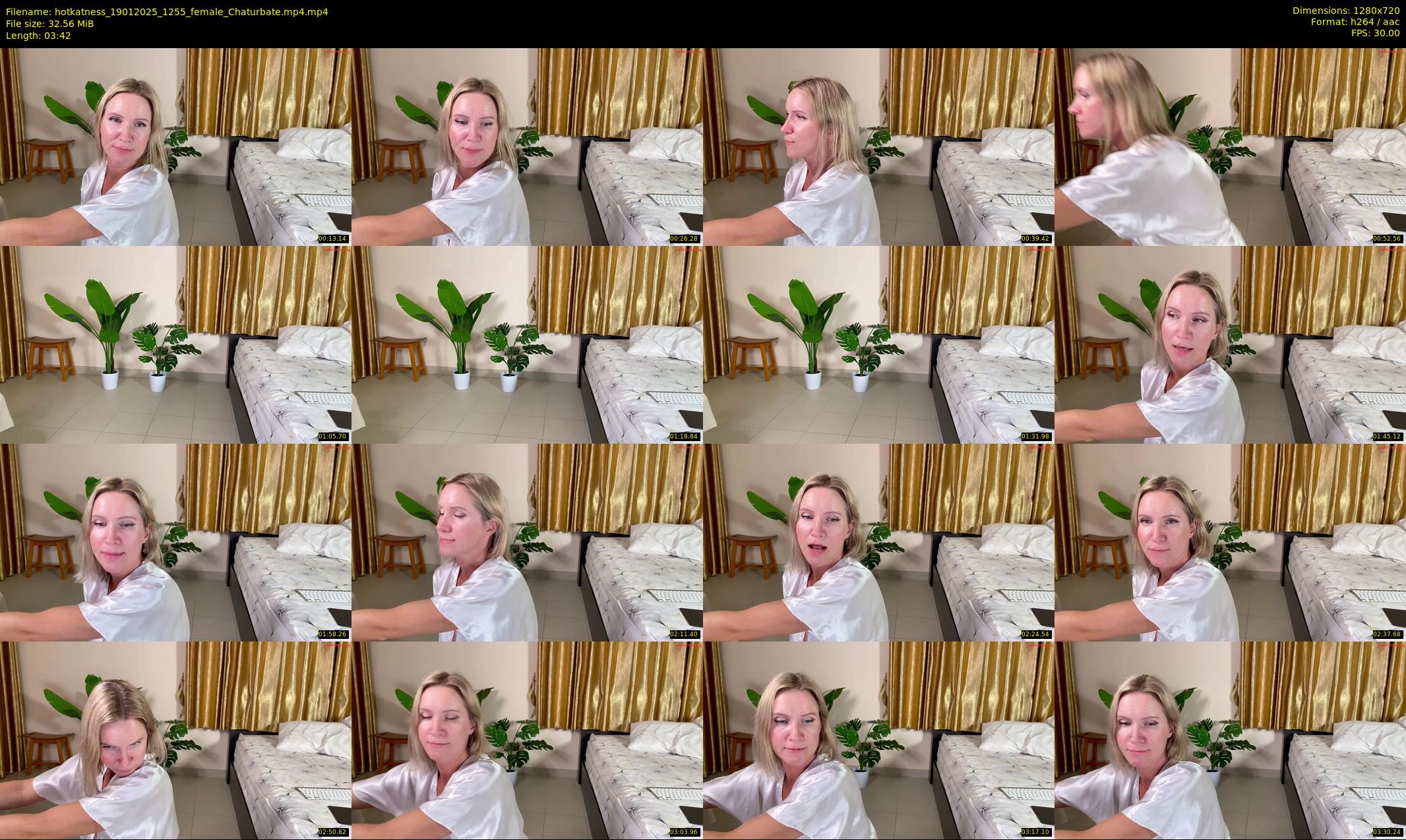 hotkatness — 4 minute Chaturbate female cam show recording, 720p, Jan 19, 2025