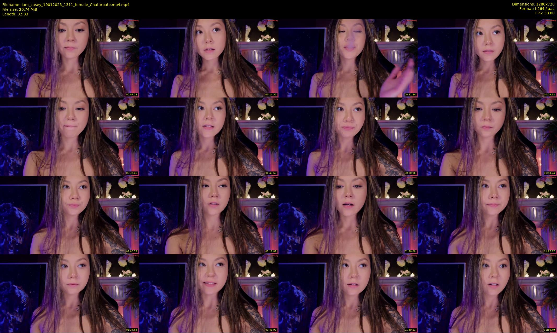 iam_casey — 3 minute Chaturbate female cam show recording, 720p, Jan 19, 2025