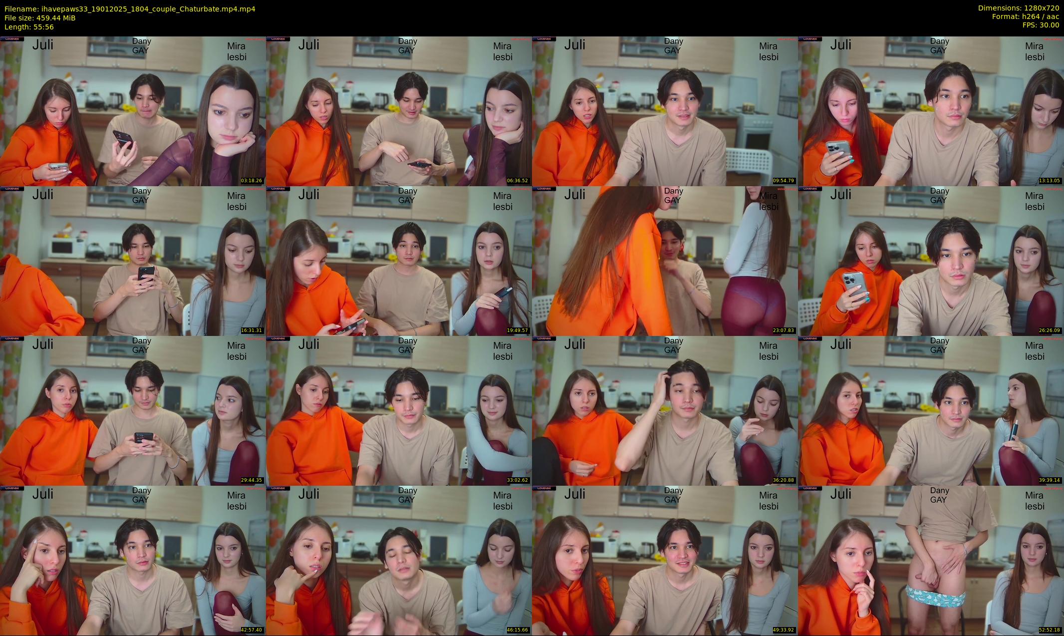 ihavepaws33 — 56 minute Chaturbate couple cam show recording, 720p, Jan 19, 2025