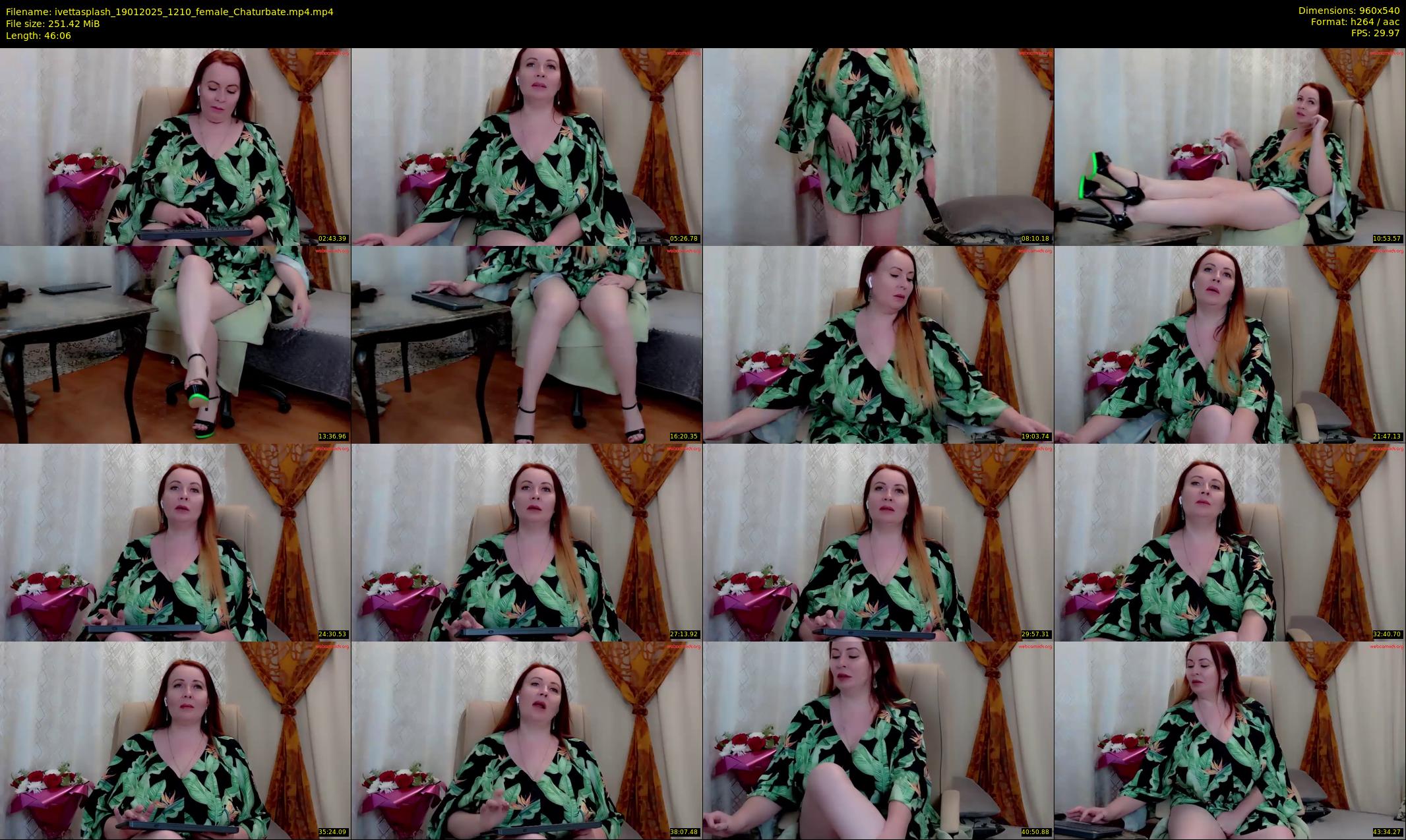 ivettasplash — 47 minute Chaturbate female cam show recording, 480p, Jan 19, 2025