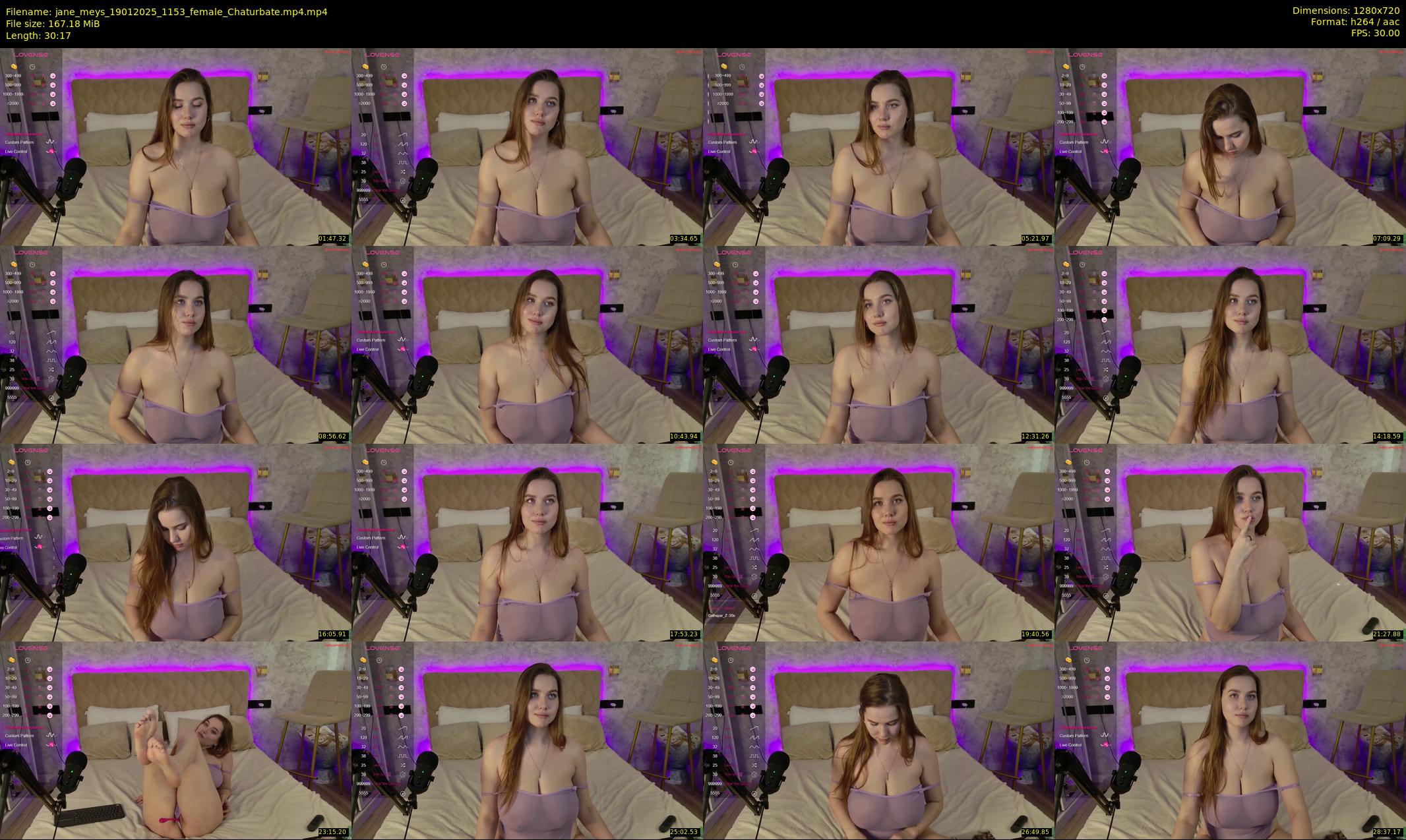 jane_meys — 31 minute Chaturbate female cam show recording, 720p, Jan 19, 2025