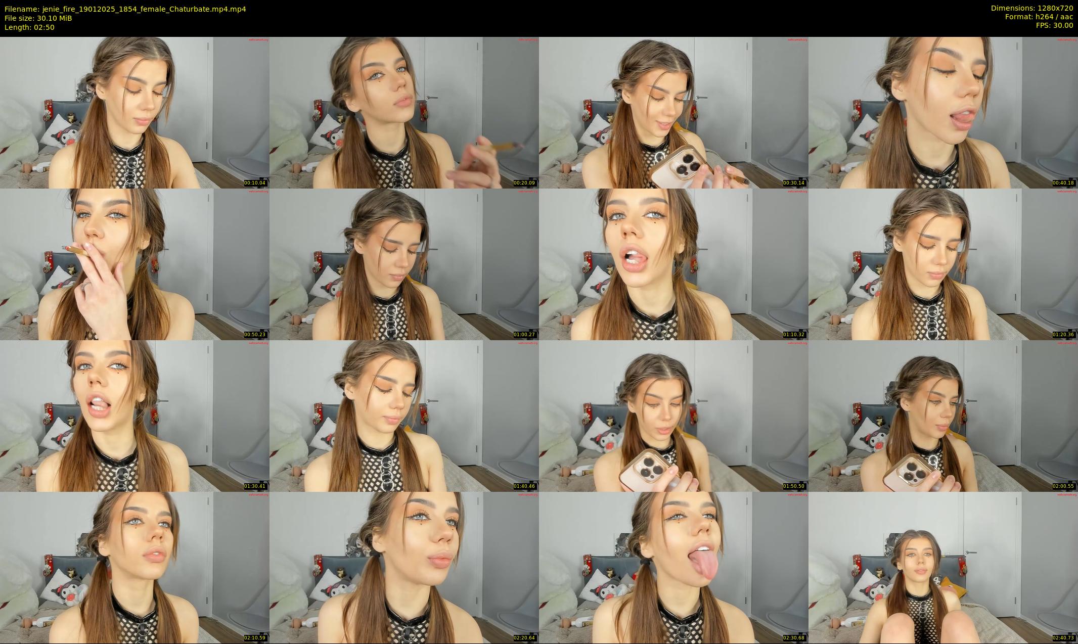 jenie_fire — 3 minute Chaturbate female cam show recording, 720p, Jan 19, 2025