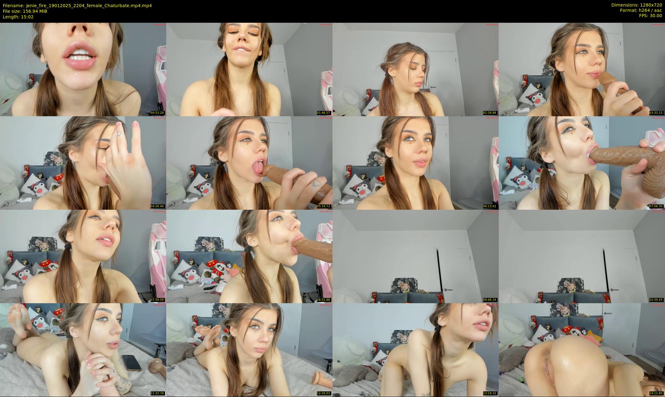 jenie_fire — 16 minute Chaturbate female cam show recording, 720p, Jan 19, 2025