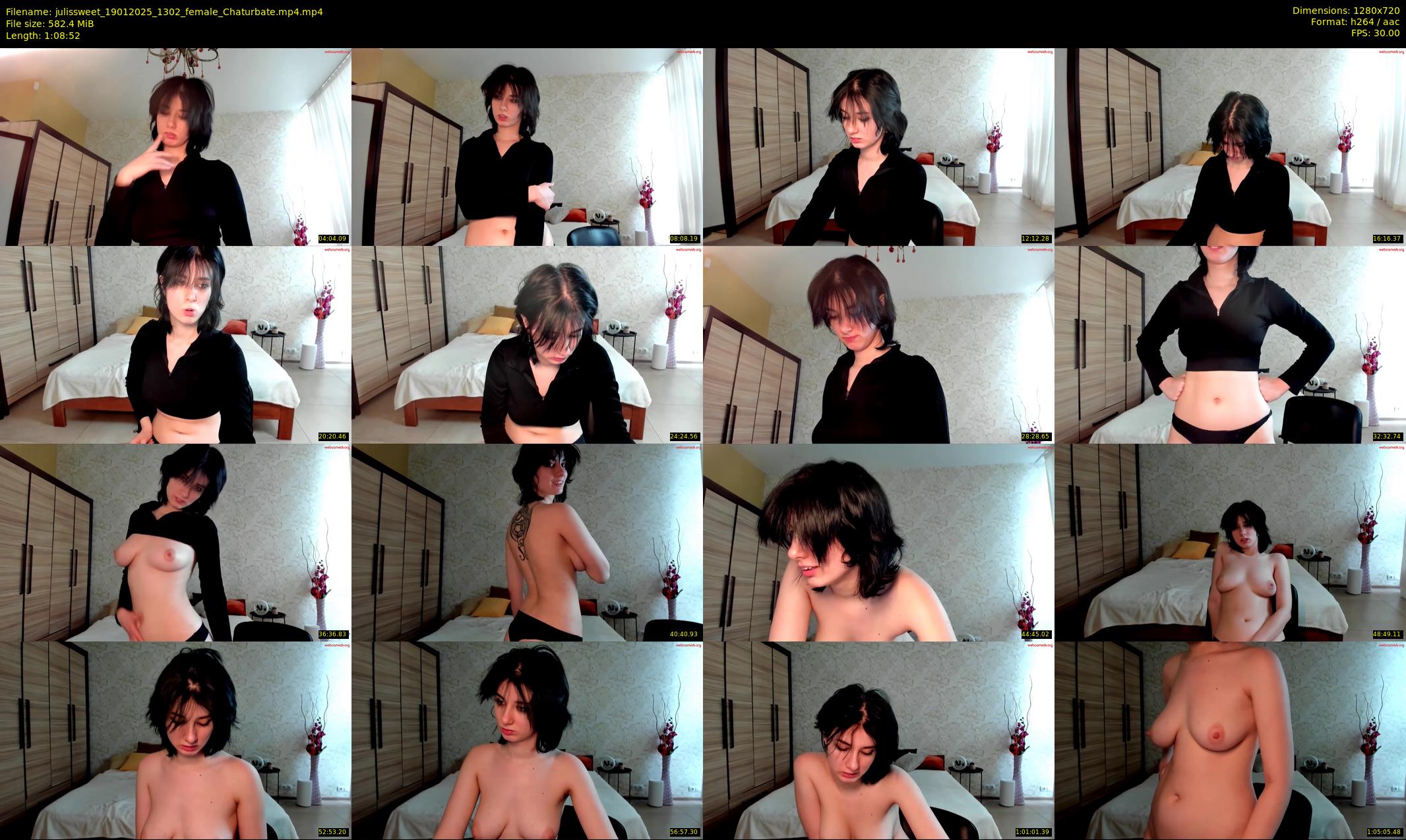 julissweet — 69 minute Chaturbate female cam show recording, 720p, Jan 19, 2025