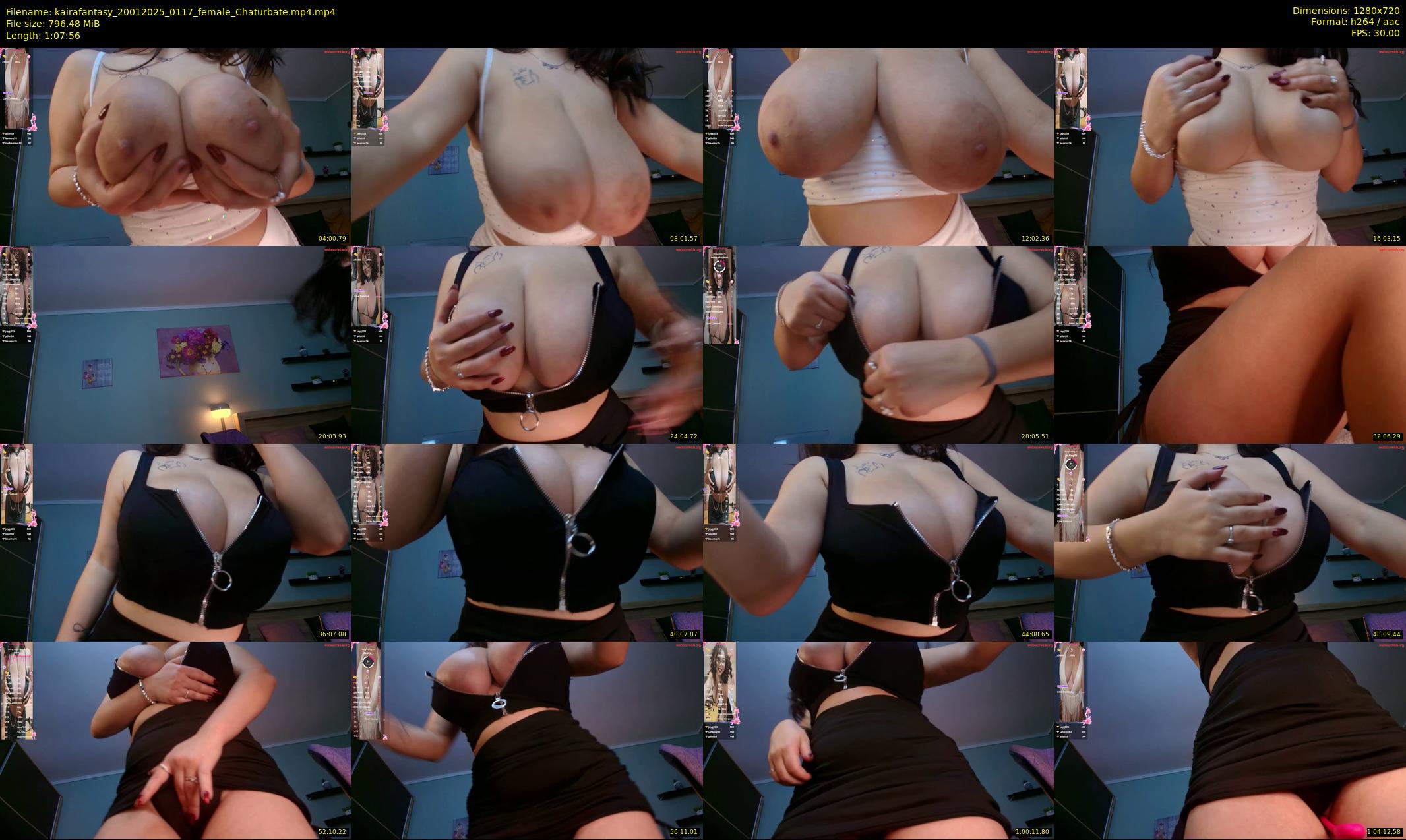 kairafantasy — 68 minute Chaturbate female cam show recording, 720p, Jan 20, 2025