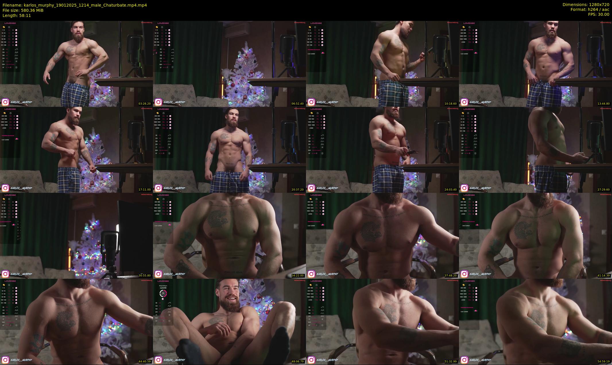 karlos_murphy — 59 minute Chaturbate male cam show recording, 720p, Jan 19, 2025