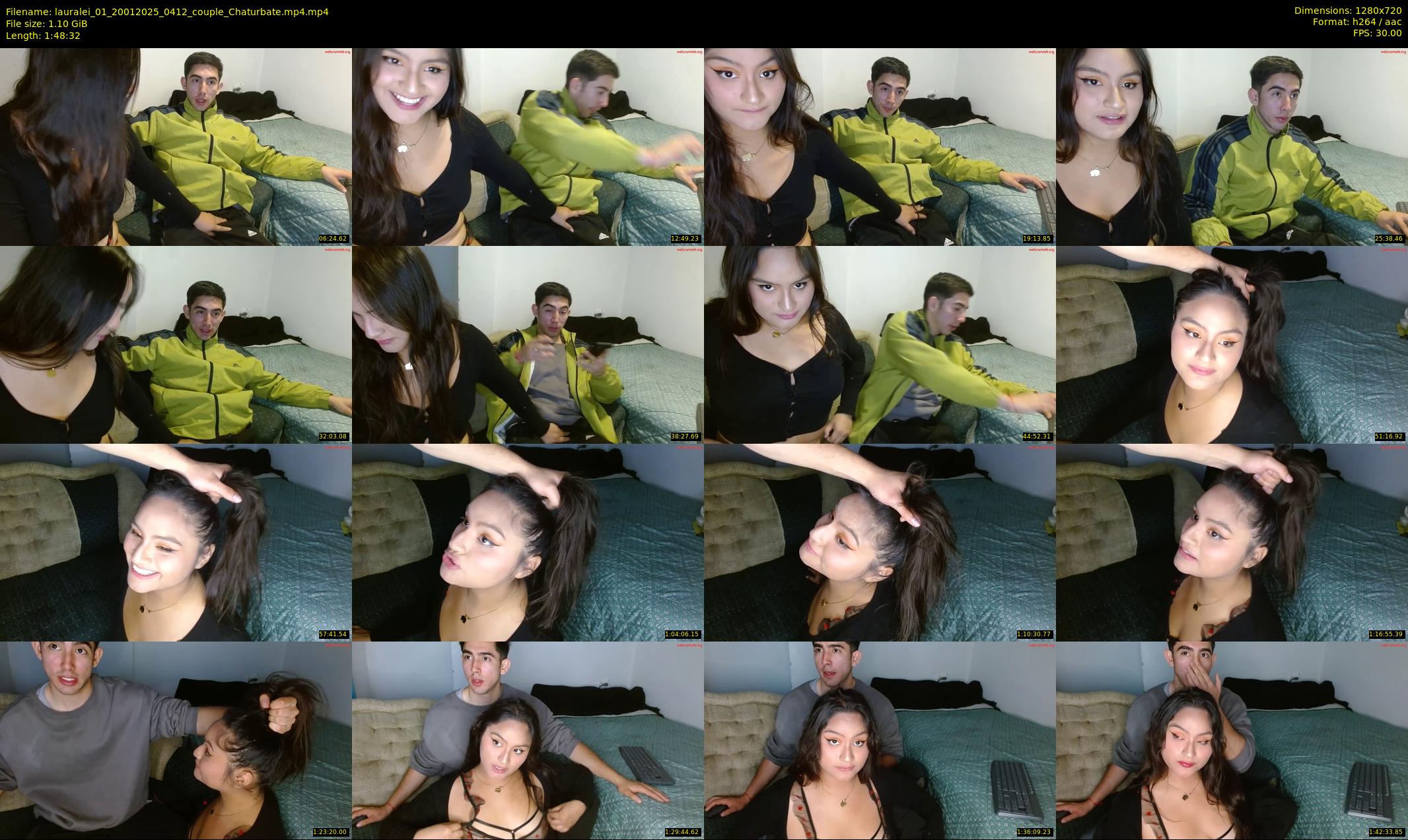 lauralei_01 — 109 minute Chaturbate couple cam show recording, 720p, Jan 20, 2025